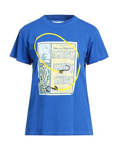 image of Maison Margiela O1W1Db10324 T-Shirts In Blue, Men's (Size Small)