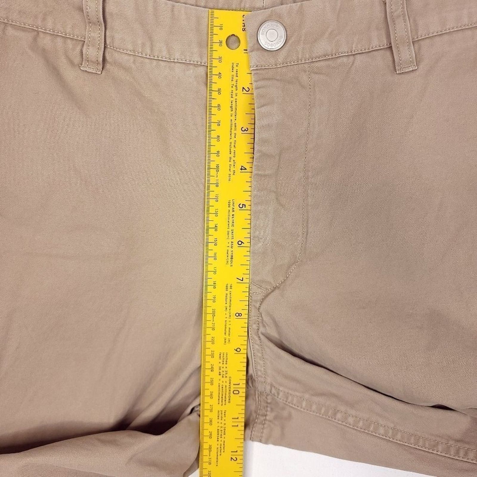 Bonobos Bonobos Straight Fit Chino Pants Mens 35x31 Tan Cotton Size US 35 - 5 Thumbnail