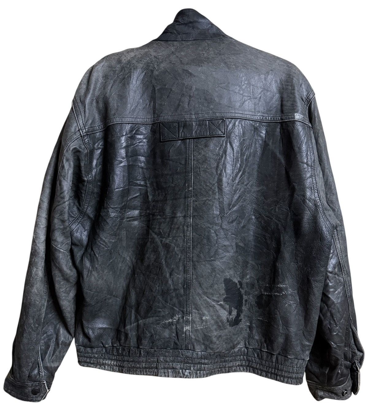 Japanese Brand Vintage GOLDEN STAG Jacket Leather Motorcycle Size US L / EU 52-54 / 3 - 2 Thumbnail
