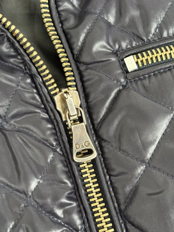 Dolce & Gabbana AW2007 Dolce & Gabbana Dark Purple Puffer Lamb Leather Jacket Size US M / EU 48-50 / 2 - 9 Thumbnail