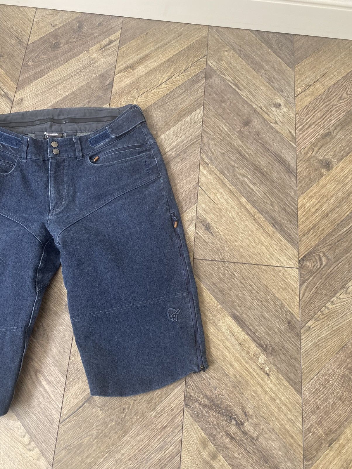 Designer × Norrona × Vintage Vintage Norrona skibotn jeans Shorts Size US 34 / EU 50 - 3 Thumbnail