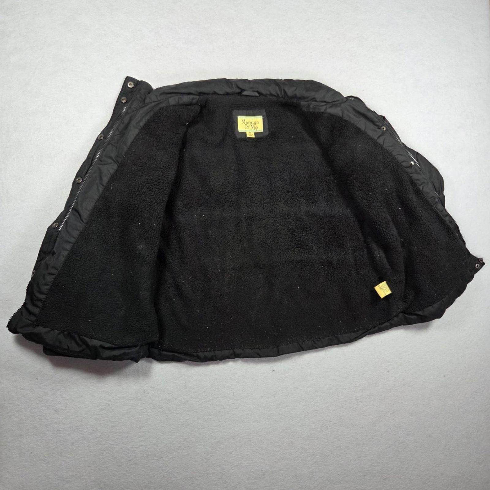 Designer Maralyn & Me Womens XL Black Quilted Puffer Winter Jacket Size XL / US 12-14 / IT 48-50 - 5 Thumbnail