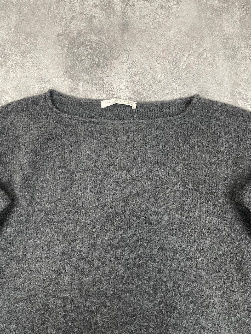 Fabiana Filippi Fabiana Filippi Women Wool Sweater Grey Knit Jumper Size M Size M / US 6-8 / IT 42-44 - 2 Thumbnail