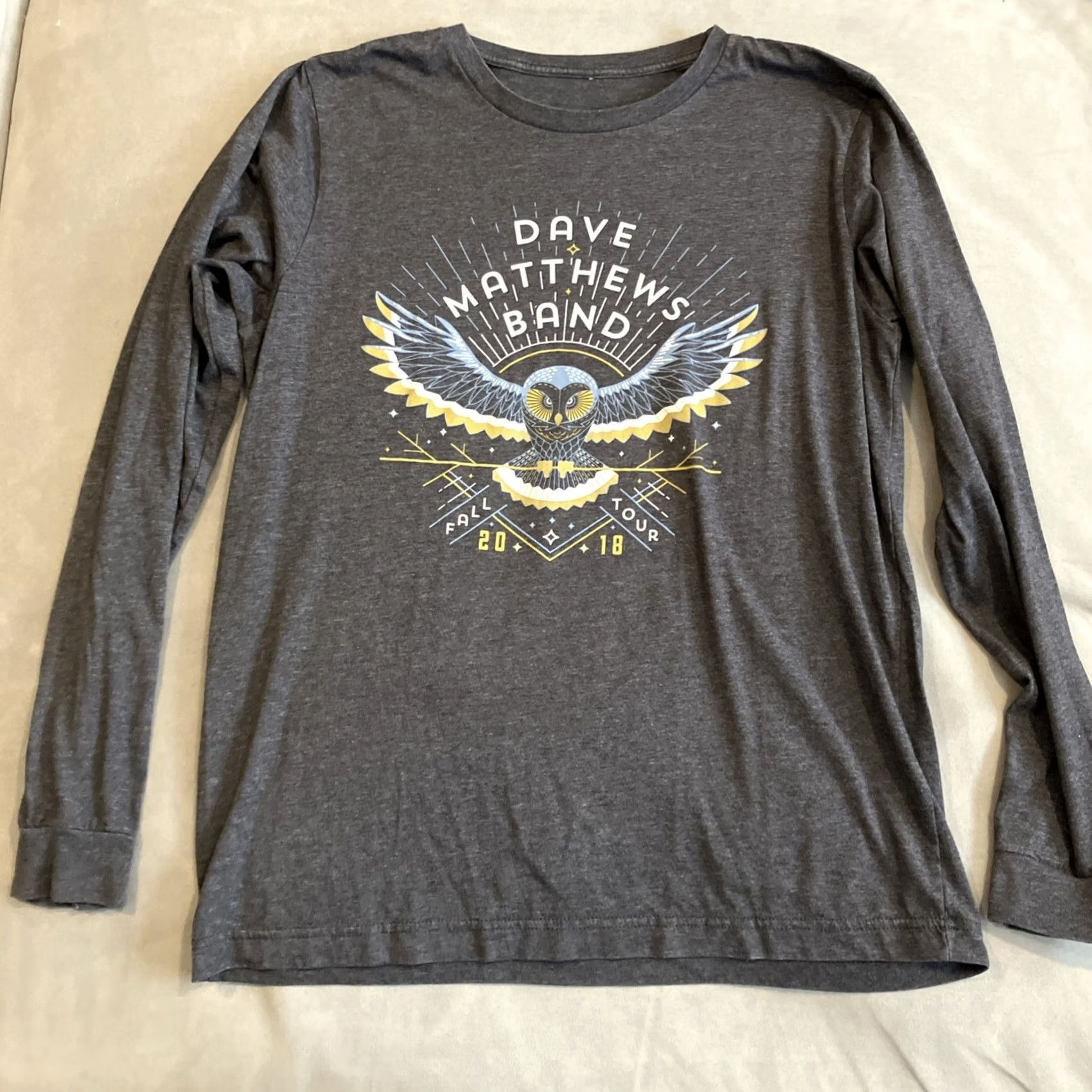 Vintage DAVE MATTHEW BAND 2018 Fall Tour Long Sleeve T Shirt Medium Men's Size US M / EU 48-50 / 2 - 2 Thumbnail
