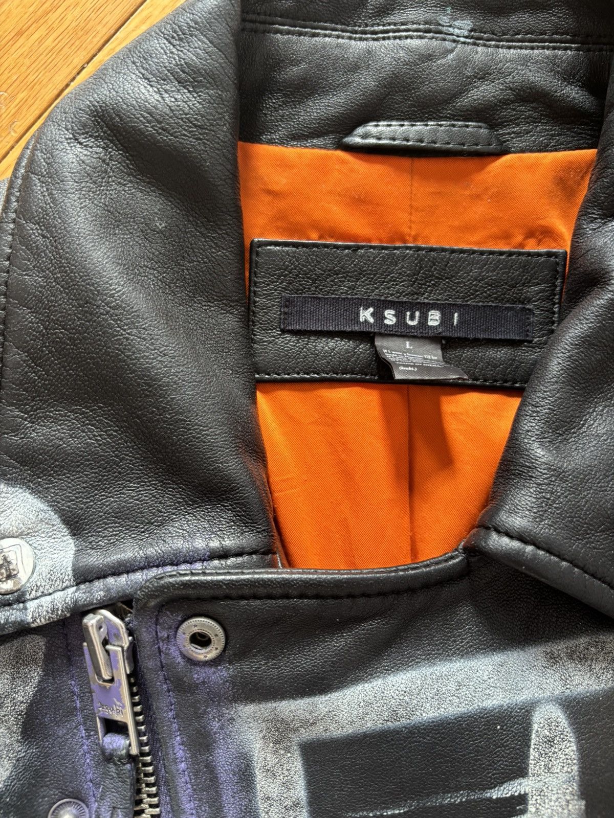 Ksubi Ksubi Leather Jacket Size US L / EU 52-54 / 3 - 4 Thumbnail