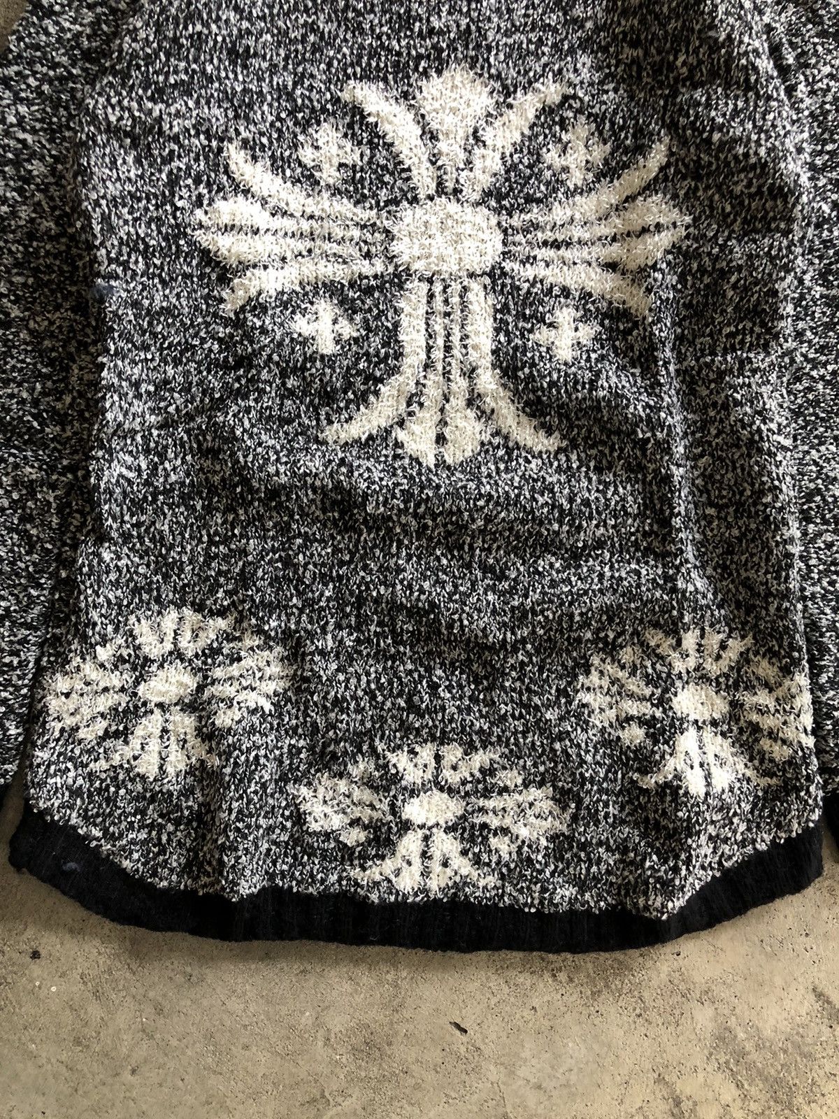 If Six Was Nine × Japanese Brand × Le Grande Bleu (L.G.B.) JAPANESE STYLE KNIT LIKE CHROME HEART Size US S / EU 44-46 / 1 - 4 Thumbnail