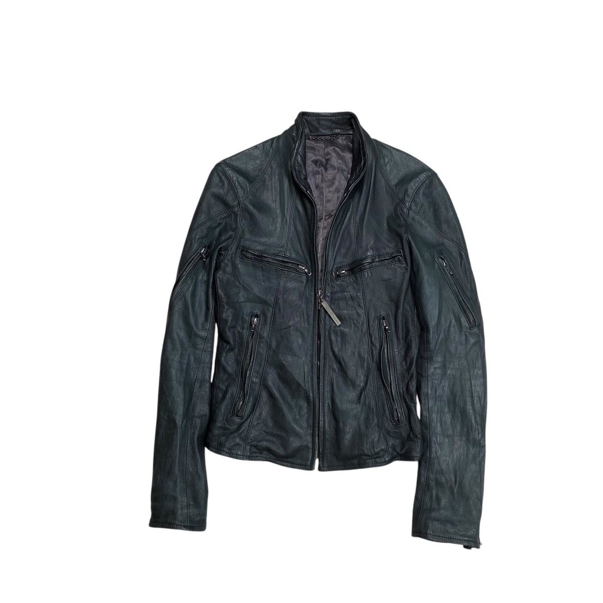 The Viridi-anne The Viridi-Anne Cyber Rider Wrinkle Leather Jacket Size US S / EU 44-46 / 1 - 3 Thumbnail