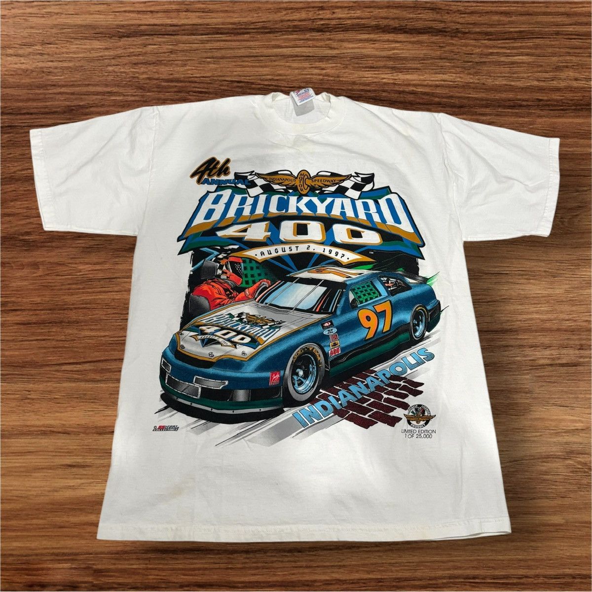 Vintage Vintage Brickyard 400 NASCAR Racing Large Limited Edition ! Size US L / EU 52-54 / 3 - 1 Thumbnail