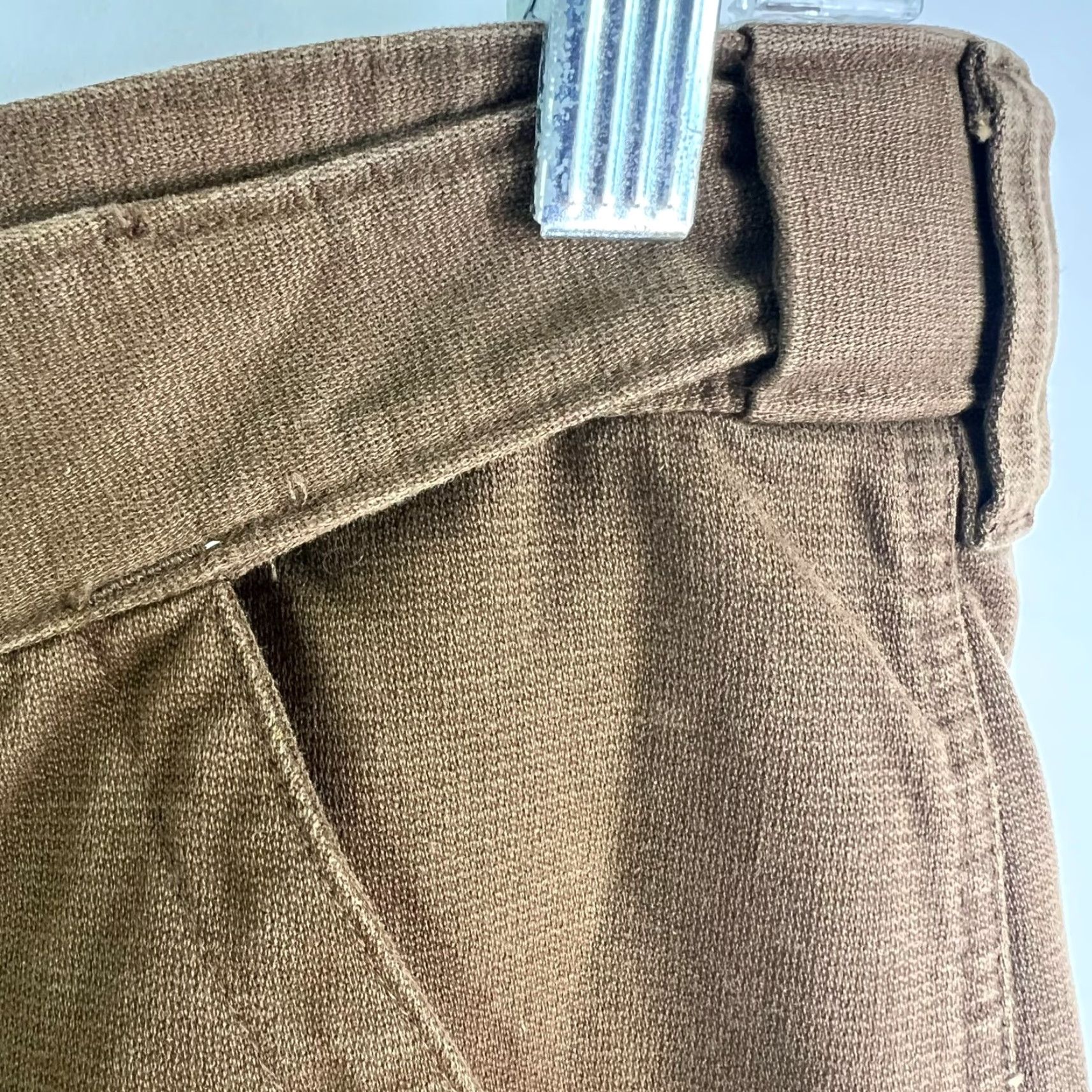 Vintage Woolrich Relaxed Fit Lined Jeans Mens 32 Brown Stretch Waist 332X32 Casual Nature Size US 32 / EU 48 - 7 Thumbnail