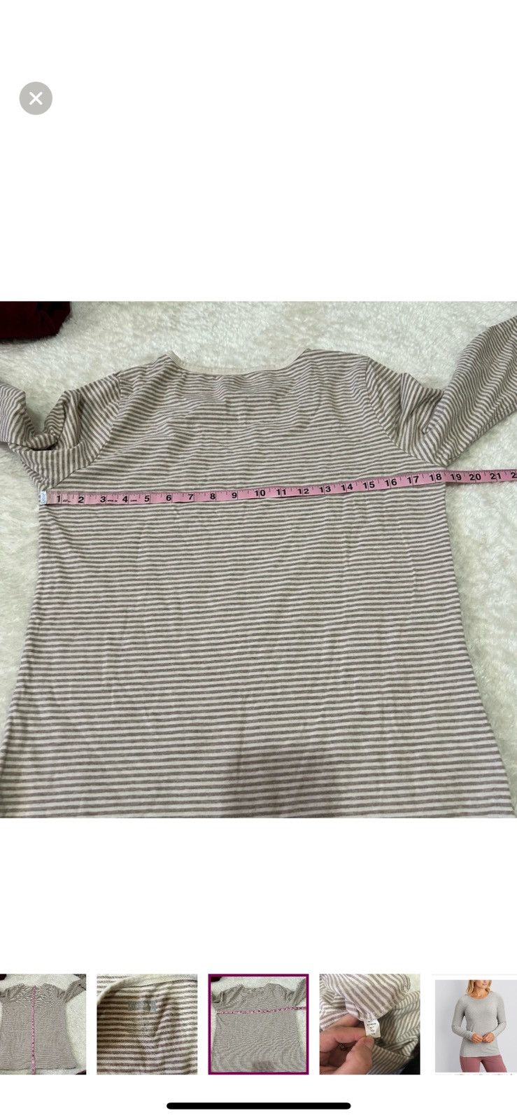 Duluth Trading Company Duluth trading co large striped long sleeved tee Size L / US 10 / IT 46 - 3 Thumbnail