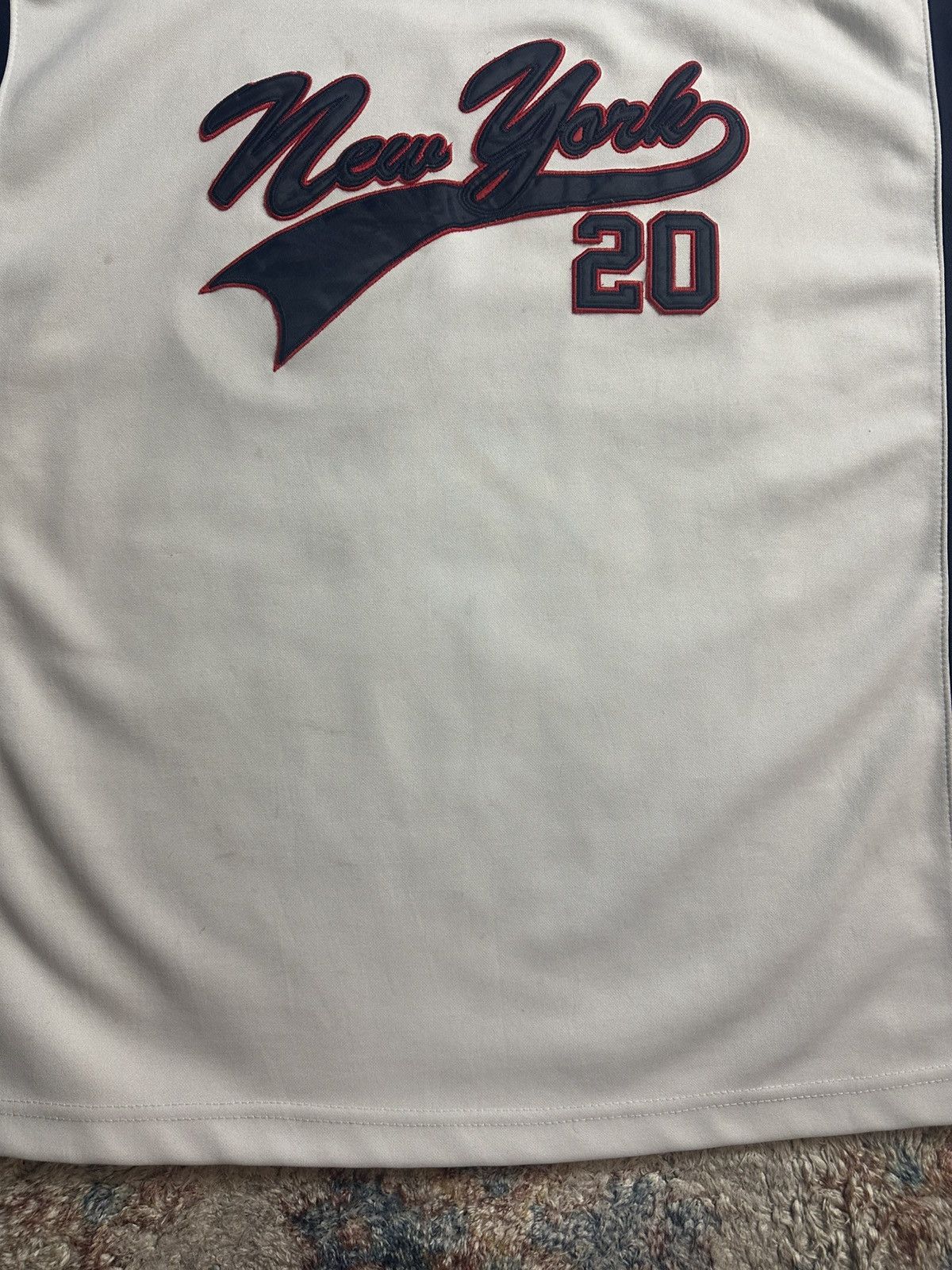 Vintage Vintage Y2K Exco New York Pullover Baseball Jersey Size XL Size US XL / EU 56 / 4 - 5 Thumbnail