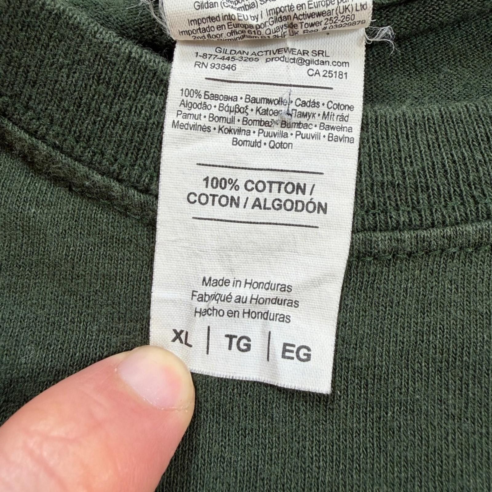 Gildan Michigan State Football T-Shirt Mens XL Green Spartans NCAA Size US XL / EU 56 / 4 - 4 Thumbnail
