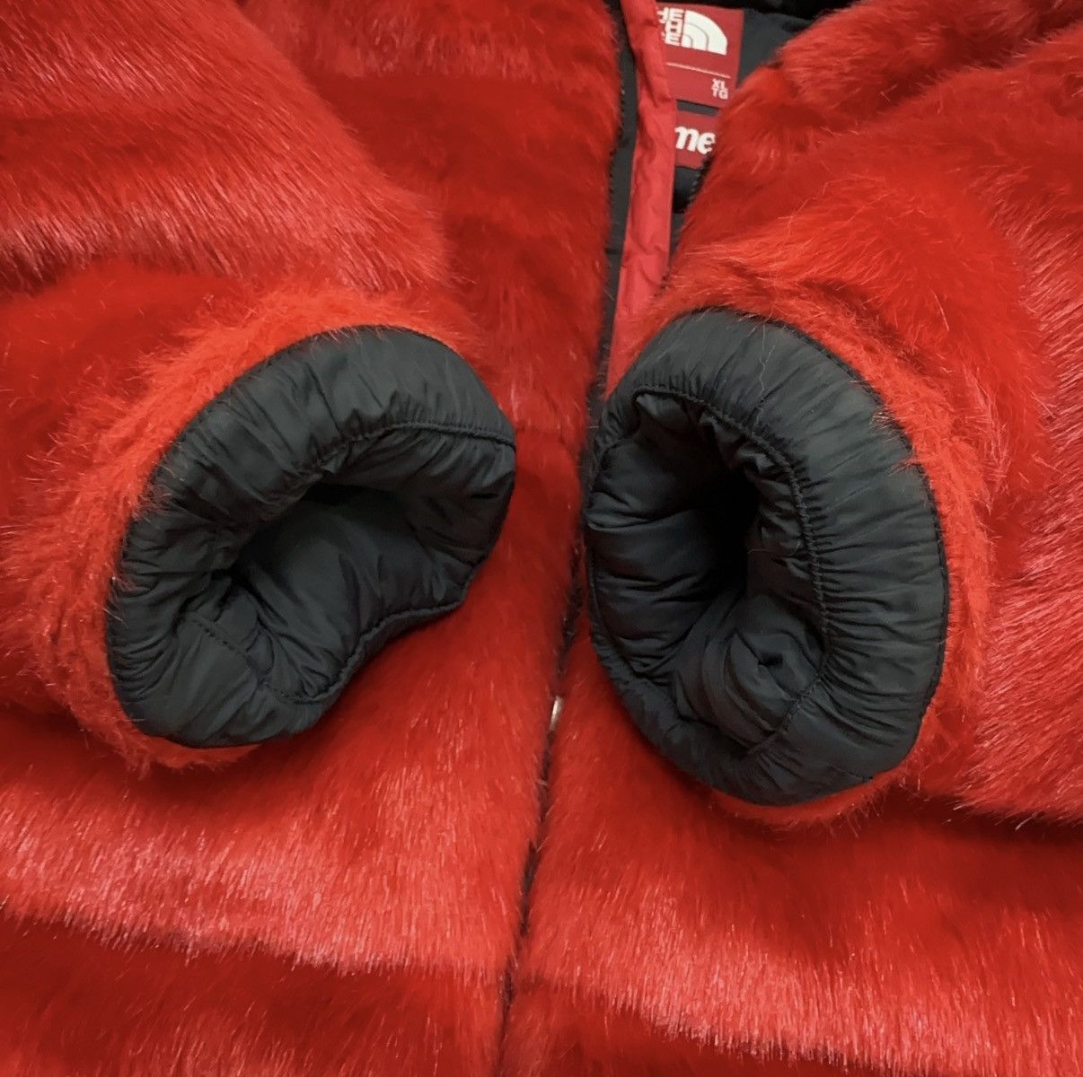 The North Face Supreme The North Face Faux Fur Nuptse Jacket Size US XL / EU 56 / 4 - 7 Thumbnail