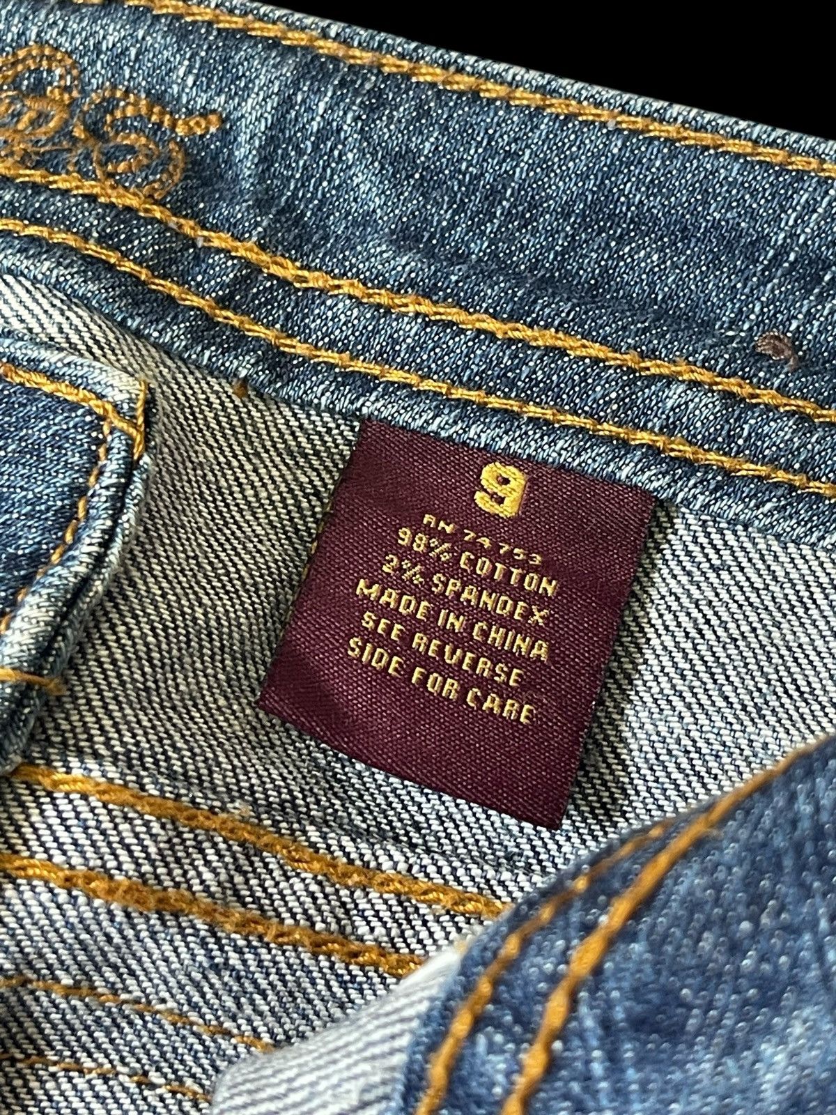 Beauty Beast FLARED💥 ZANADI Jeans Low Rise Flare Jeans Denim Size 32" / US 10 / IT 46 - 7 Thumbnail