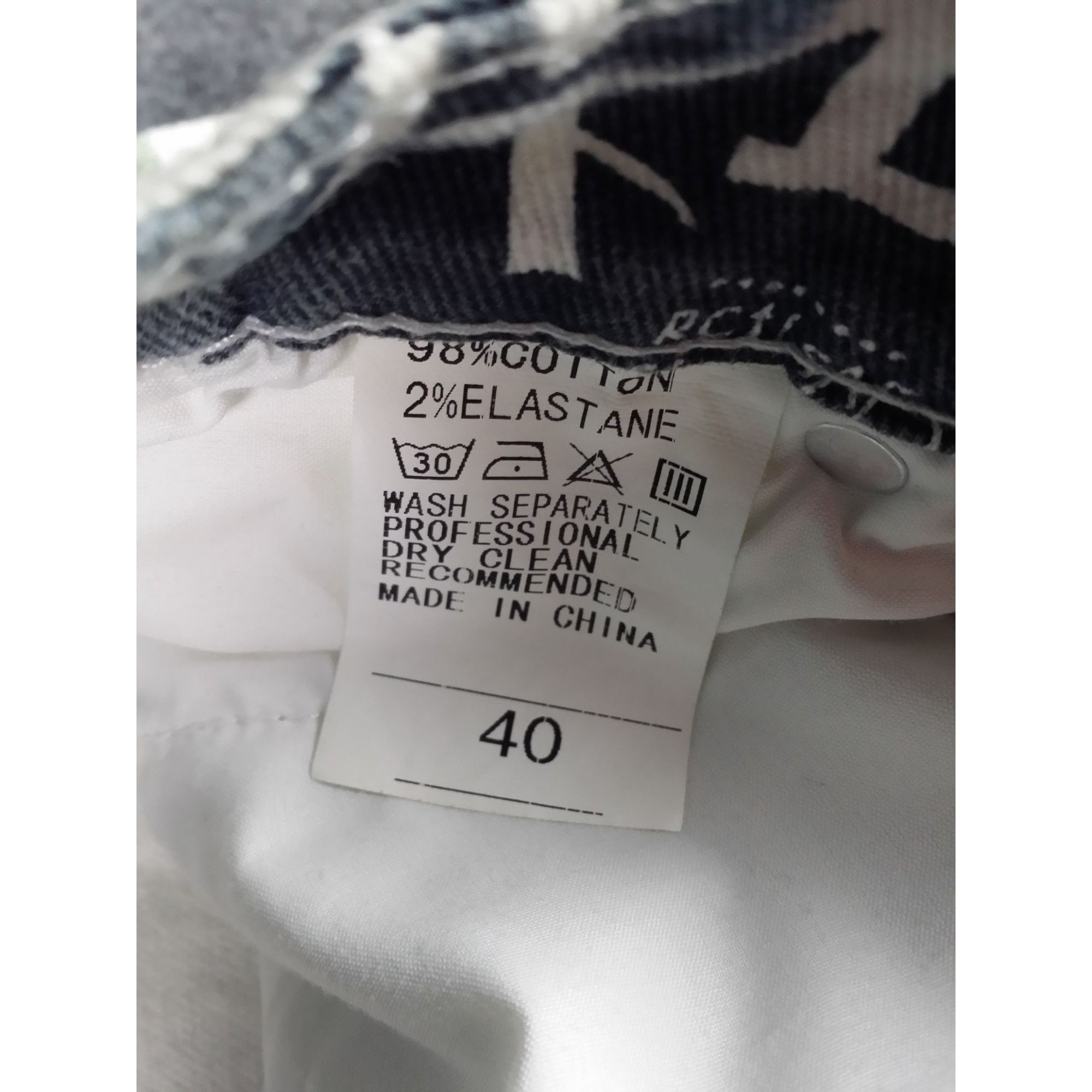 Other Hip Hop Slim Fit Jeans Men Sz 40 Multicolor Graffiti Art Pri Size US 40 / EU 56 - 5 Thumbnail