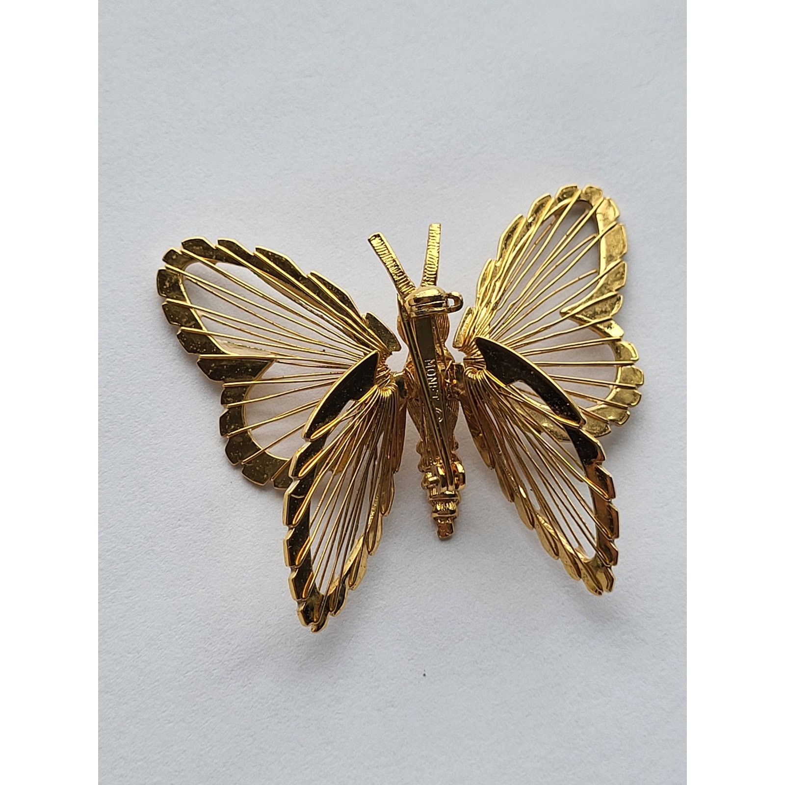 Monet Vintage Monet Enamel Butterfly Brooch Size ONE SIZE - 6 Thumbnail