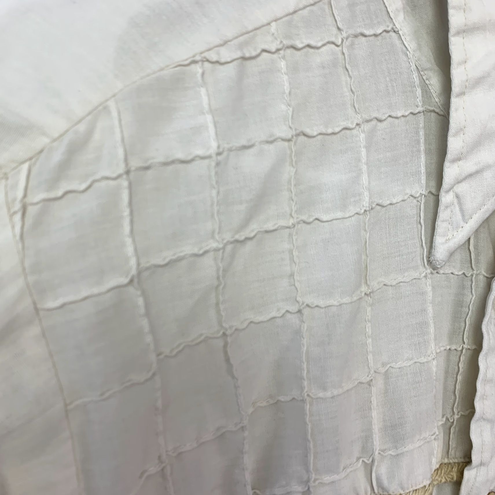 Vintage VINTAGE DUDE by Cambridge Mens White Western Shirt Braided Trim Large Size US L / EU 52-54 / 3 - 3 Thumbnail