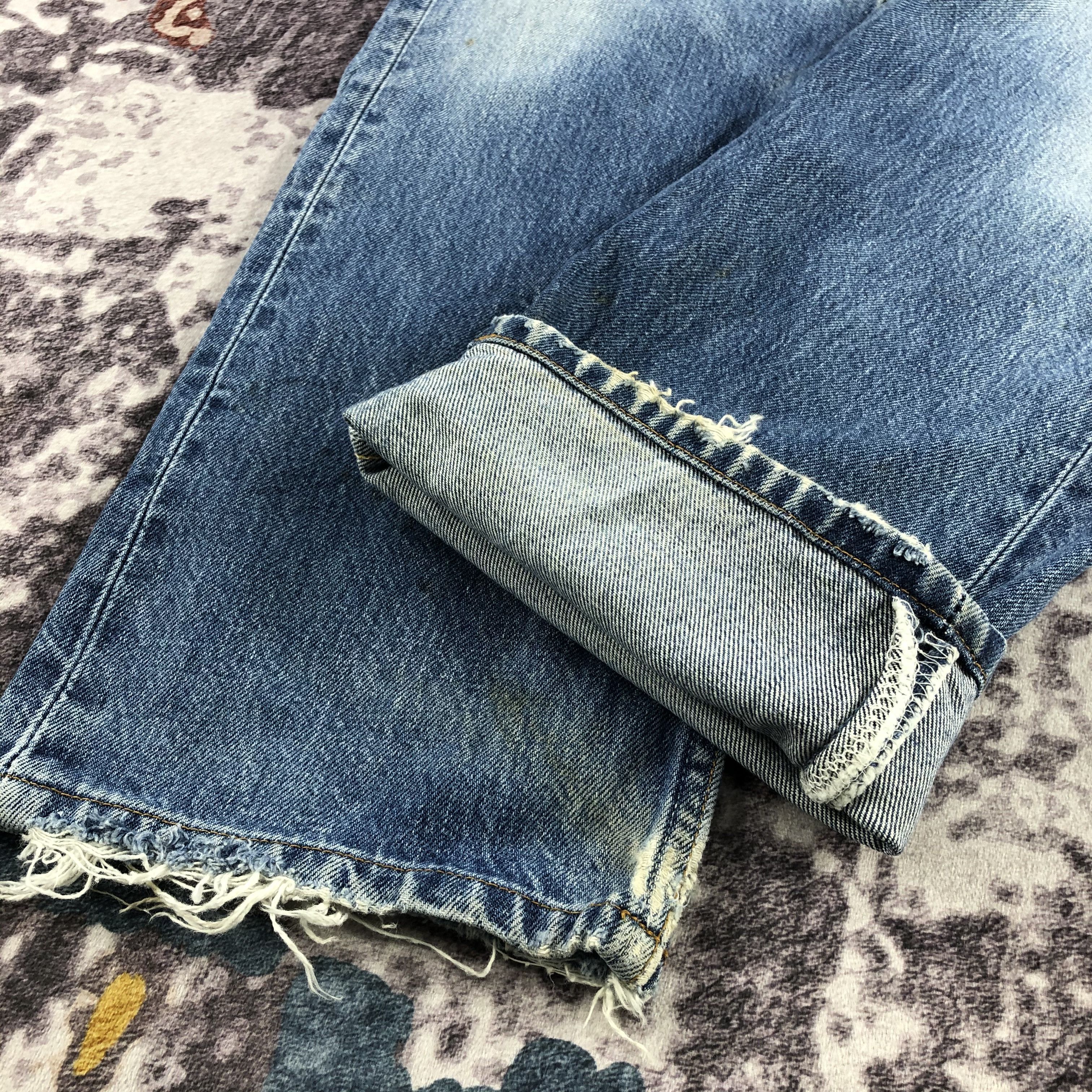 Levi's 90s Vintage Blue Wash Levis 501 Jeans-JM2244 Size US 30 / EU 46 - 10 Thumbnail