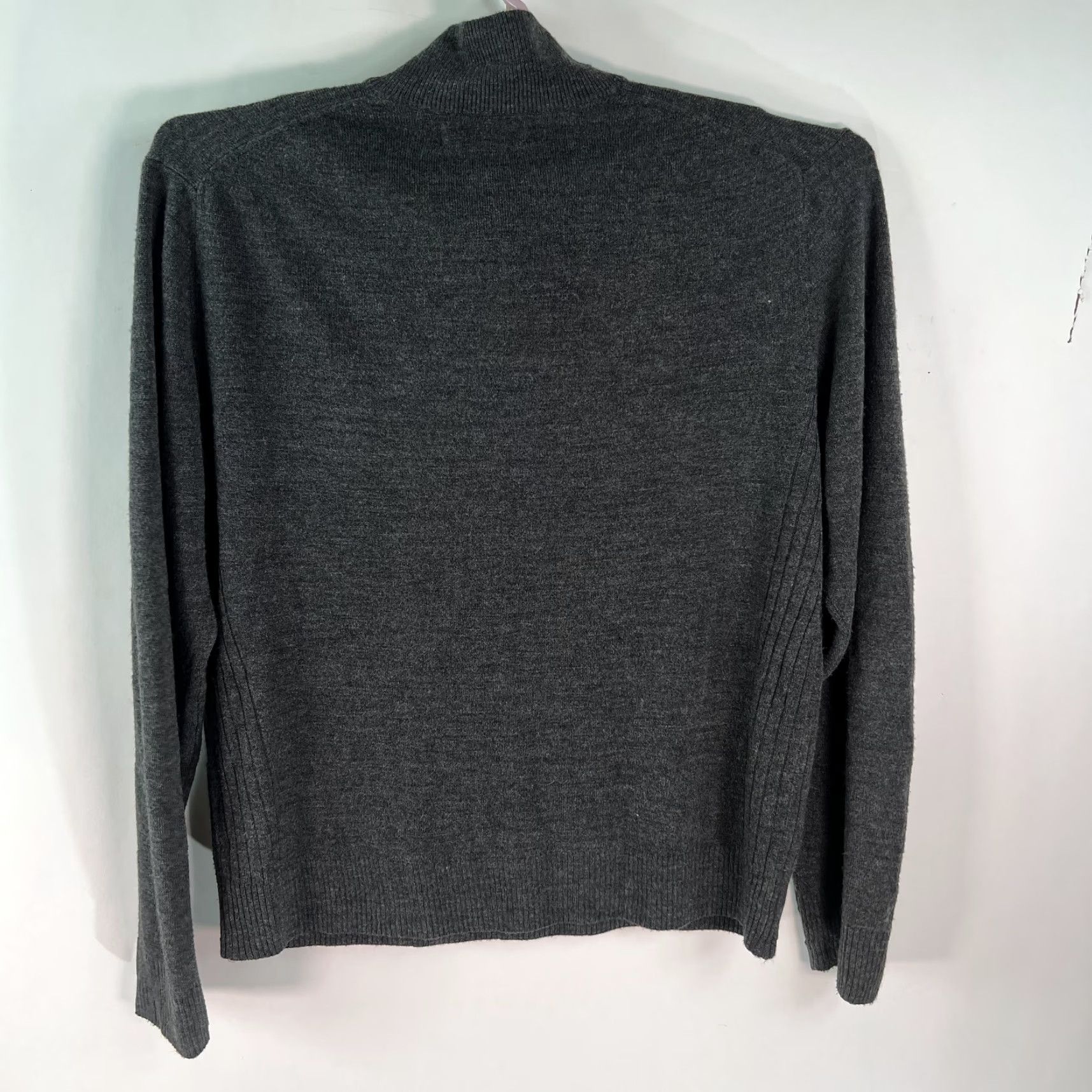Vintage US Polo Assn. Pullover Sweater XL Gray 1/4 Zip Mock Neck Long Sleeve Classic Mens Size US XL / EU 56 / 4 - 2 Thumbnail