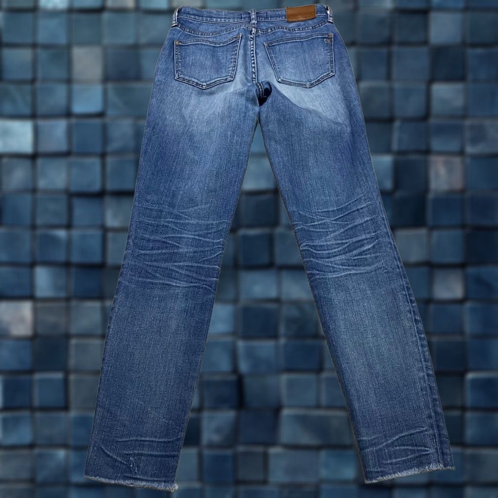 Madewell Madewell Jeans Womens 25 Blue Denim High Rise Skinny Distressed Raw Hem Category: Jeans Size 42" / US 20 - 1 Thumbnail