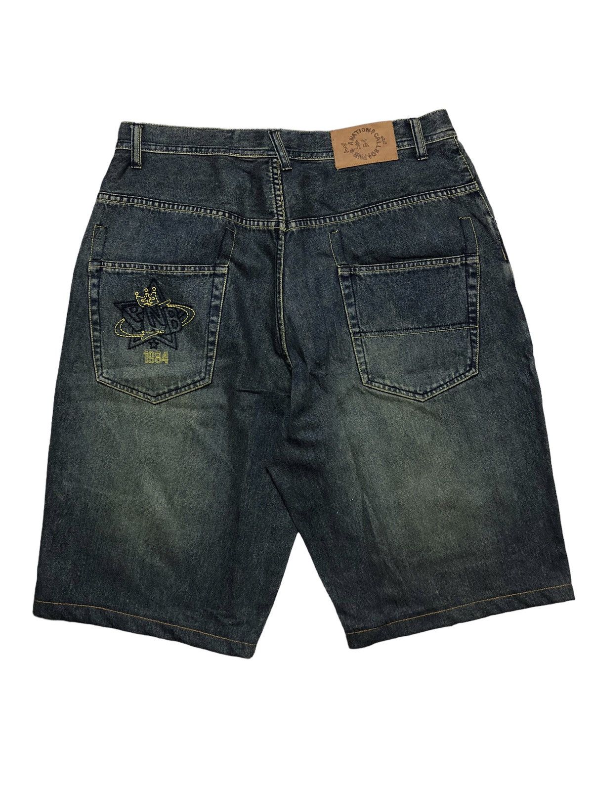 JNCO × Vintage PNB NATION baggy short pants Size US 32 / EU 48 - 1 Thumbnail
