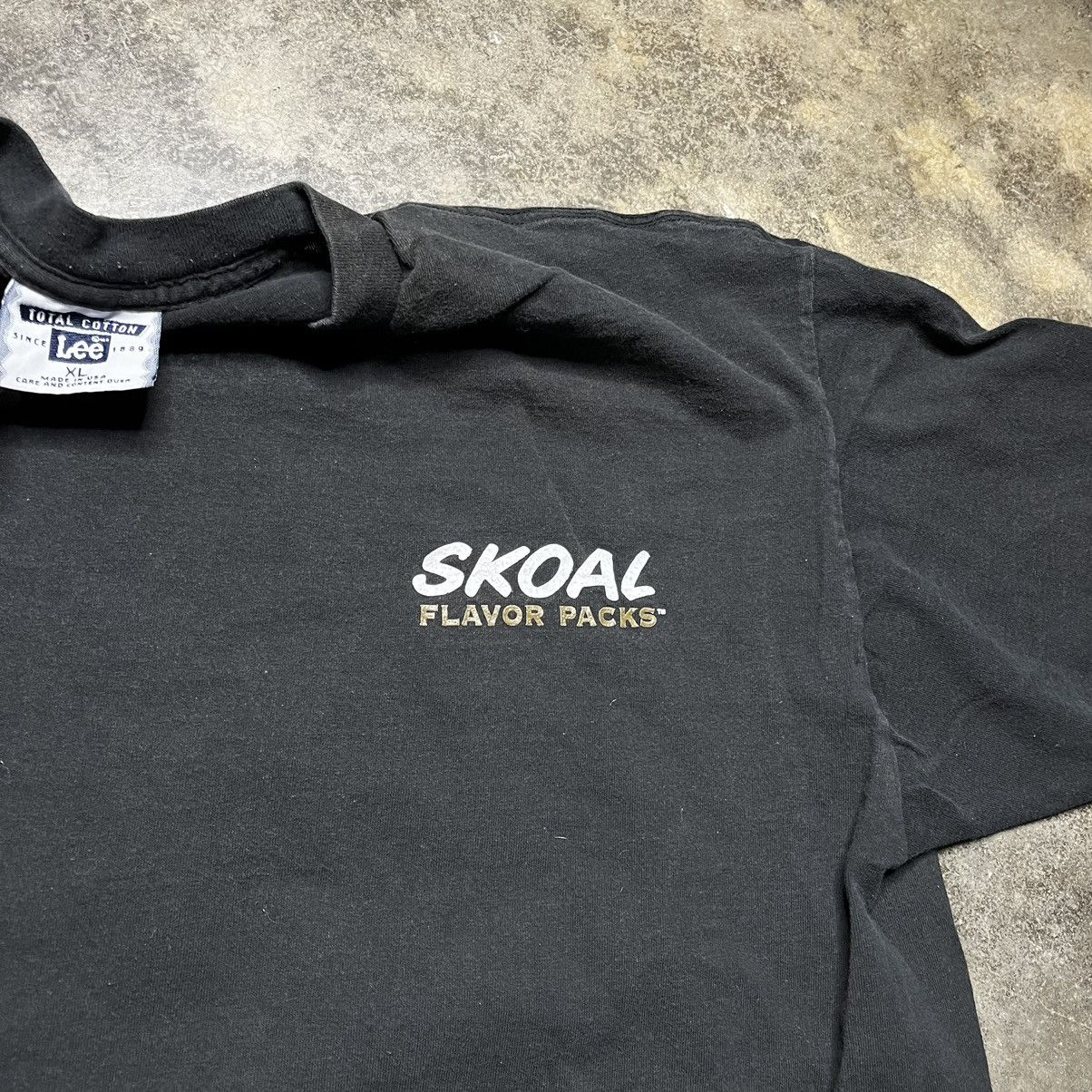 skoal tobacco t shirt Vintage vintage skoal tobacco dip faded black tshirt