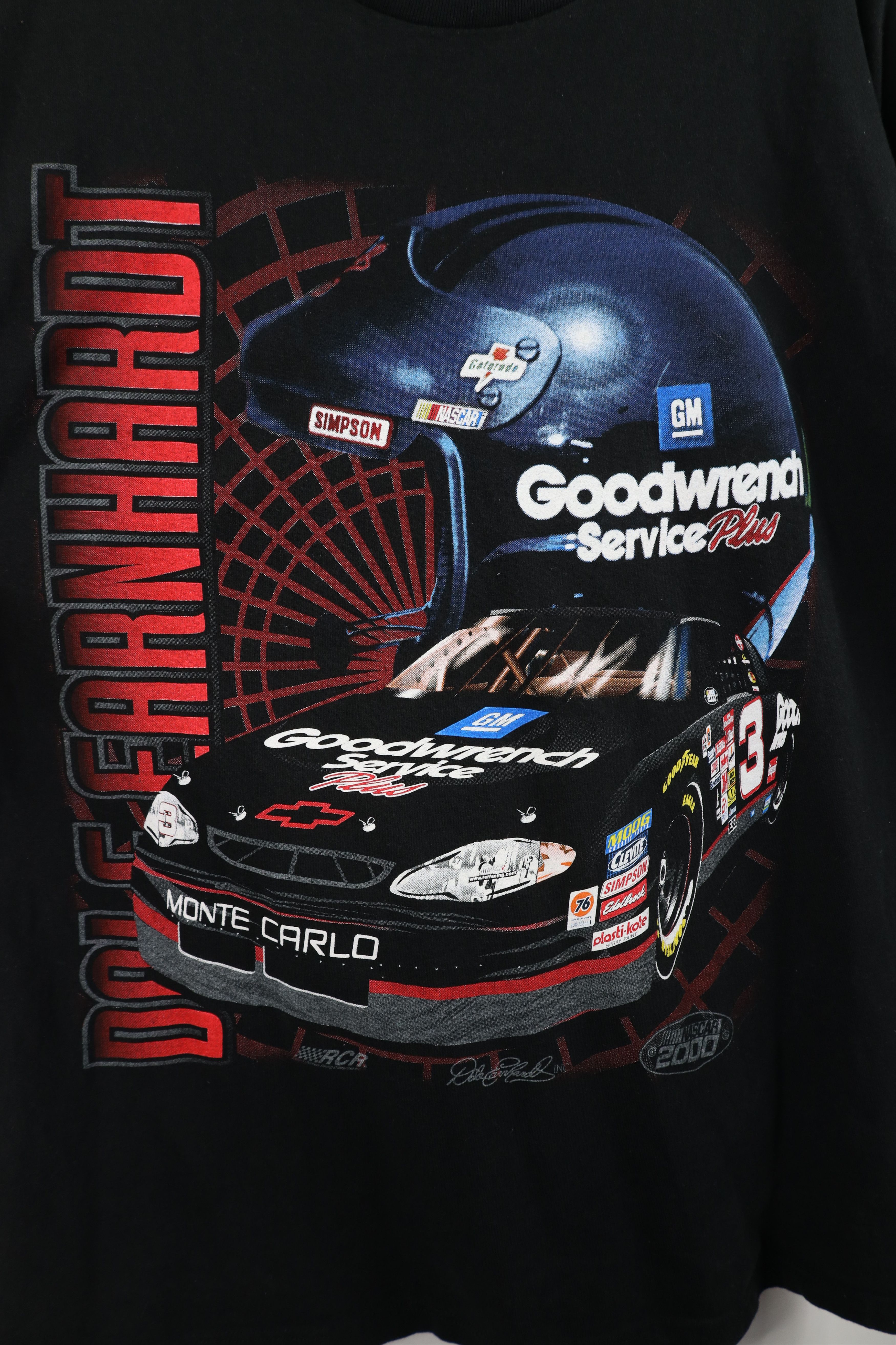 Vintage Vintage Y2K 2000 NASCAR Earnhardt Racing T-Shirt Black USA Size US L / EU 52-54 / 3 - 4 Thumbnail
