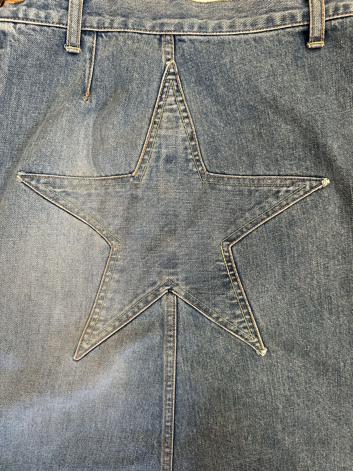 Hysteric Glamour Hysteric Glamour Denim Star Skirt Size 30" / US 8 / IT 44 - 4 Thumbnail
