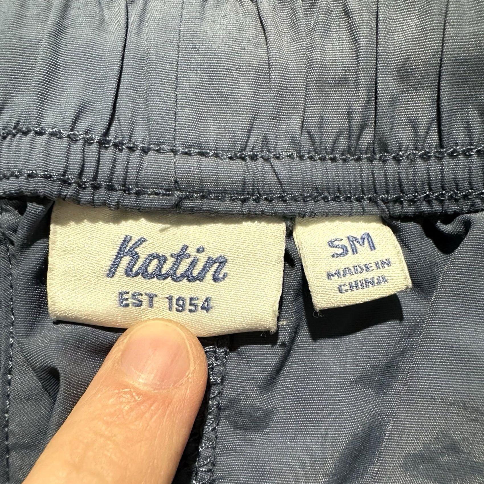 Katin Katin Hybrid Shorts Mens Small Blue Drawstring Unlined Nylon Beach Swim Trunks Size US 29 - 3 Thumbnail