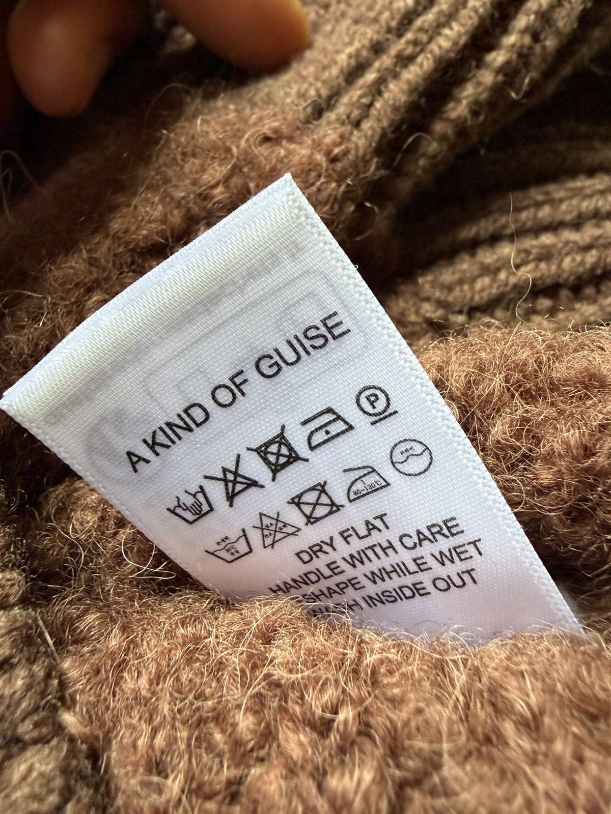 A Kind Of Guise Khuder Knit Cardigan - Burgundy Moose Boucle Size US L / EU 52-54 / 3 - 9 Thumbnail