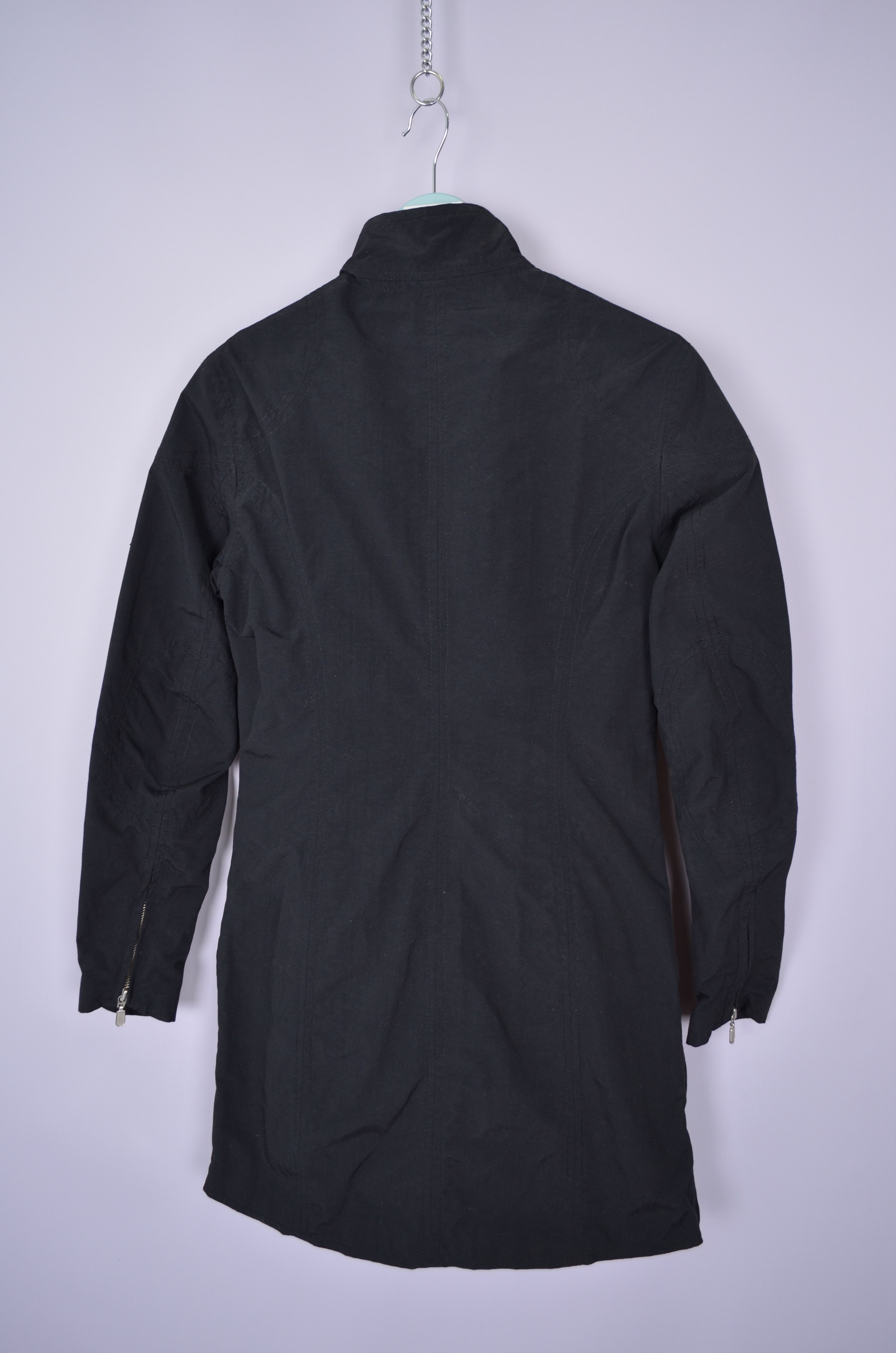 Belstaff × Designer Belstaff Womens Nylon Black Parka Jacket Size 42 Full Zip Size M / US 6-8 / IT 42-44 - 14 Thumbnail