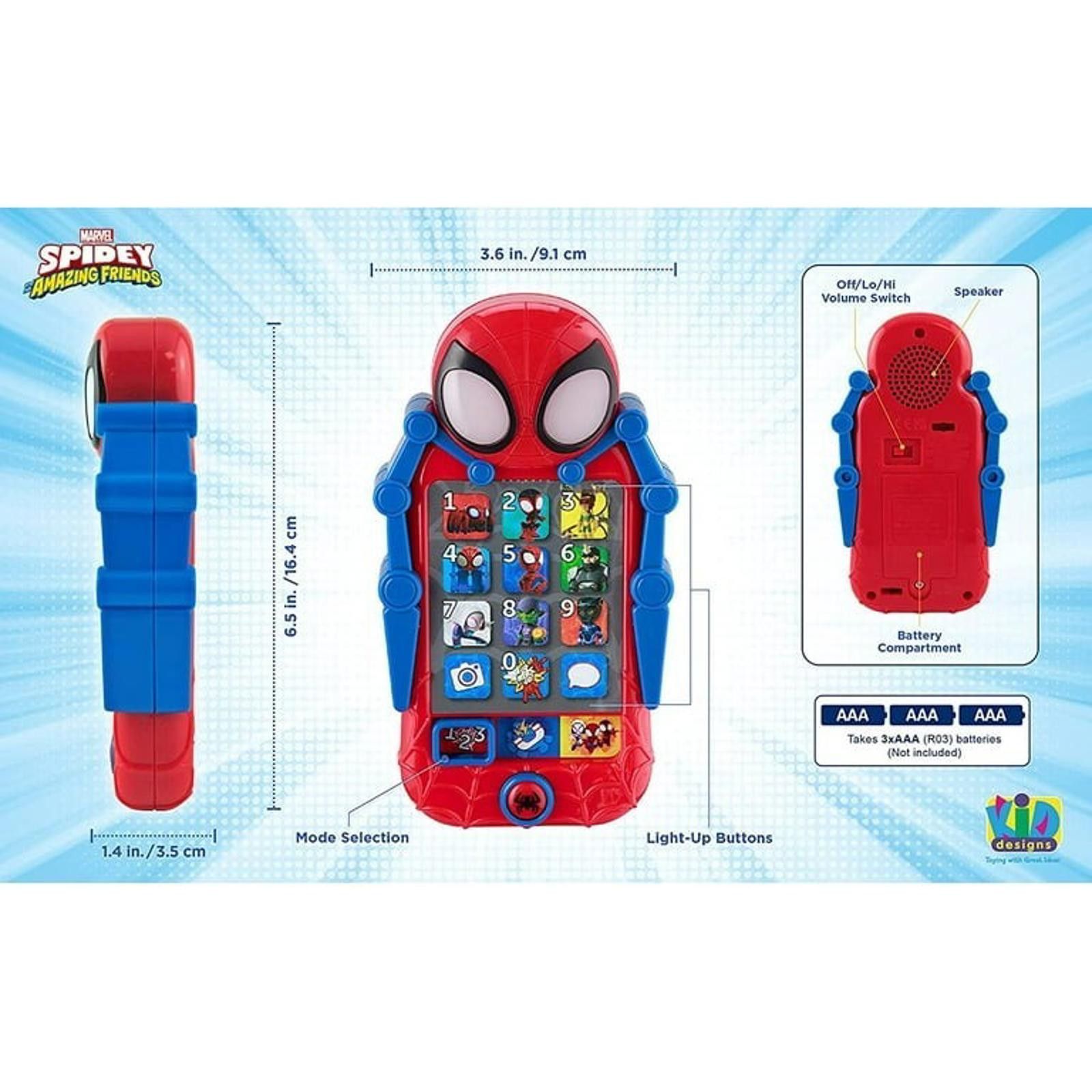 Other Marvel Spidey & His Amazing Friends Toy Phone Superhero Size ONE SIZE - 2 Thumbnail