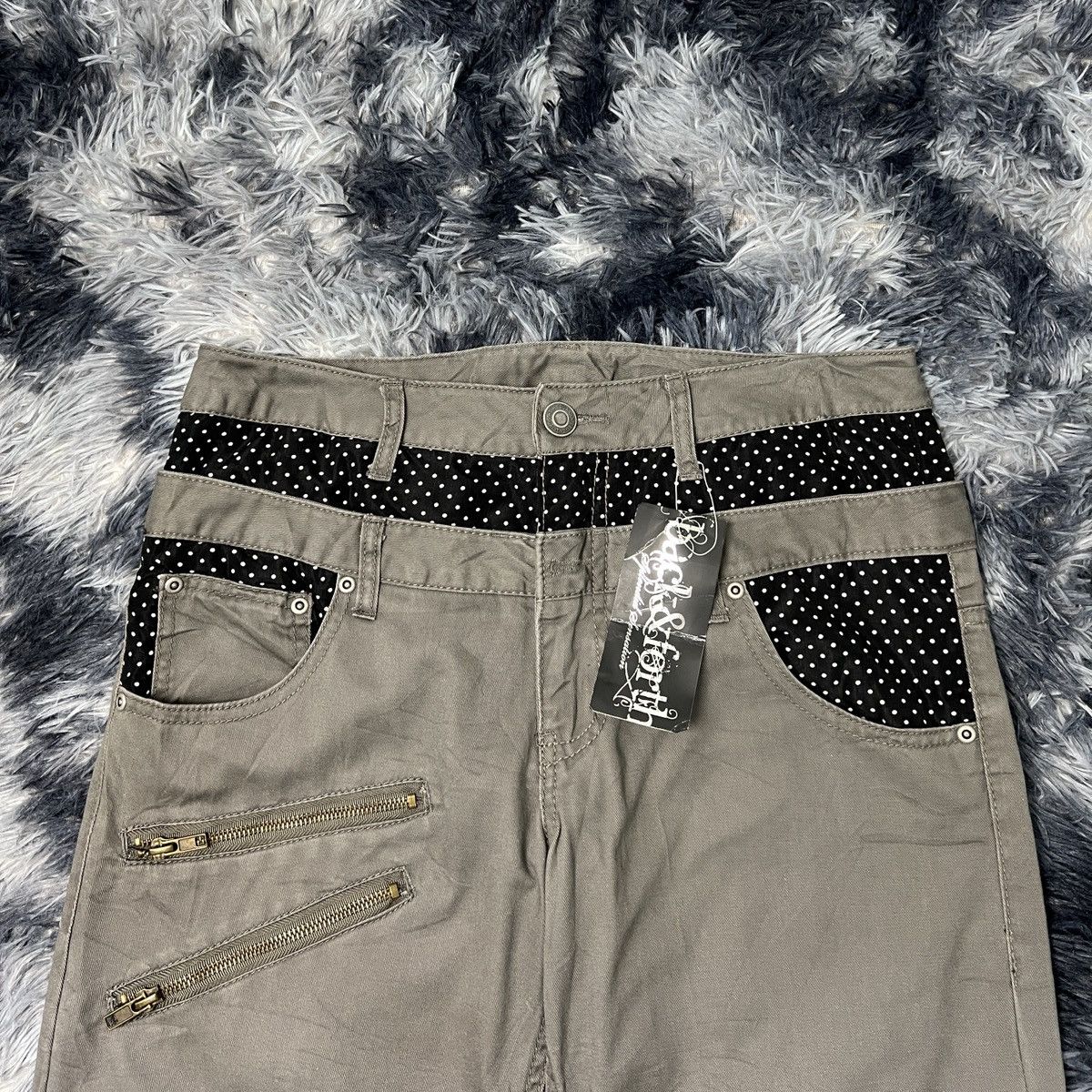 Japanese Brand Back&Forth Japanese Brand Double Waist Cargo Pants Size US 31 - 5 Thumbnail