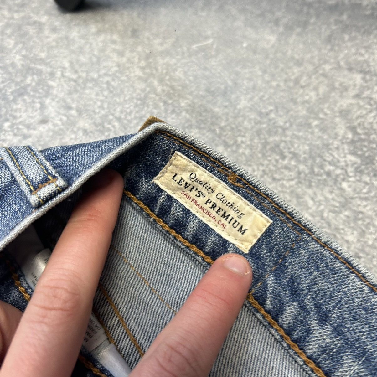 Levi's Vintage Levis 512 Blue denim Streetwear Jeans Size US 32 / EU 48 - 13 Thumbnail