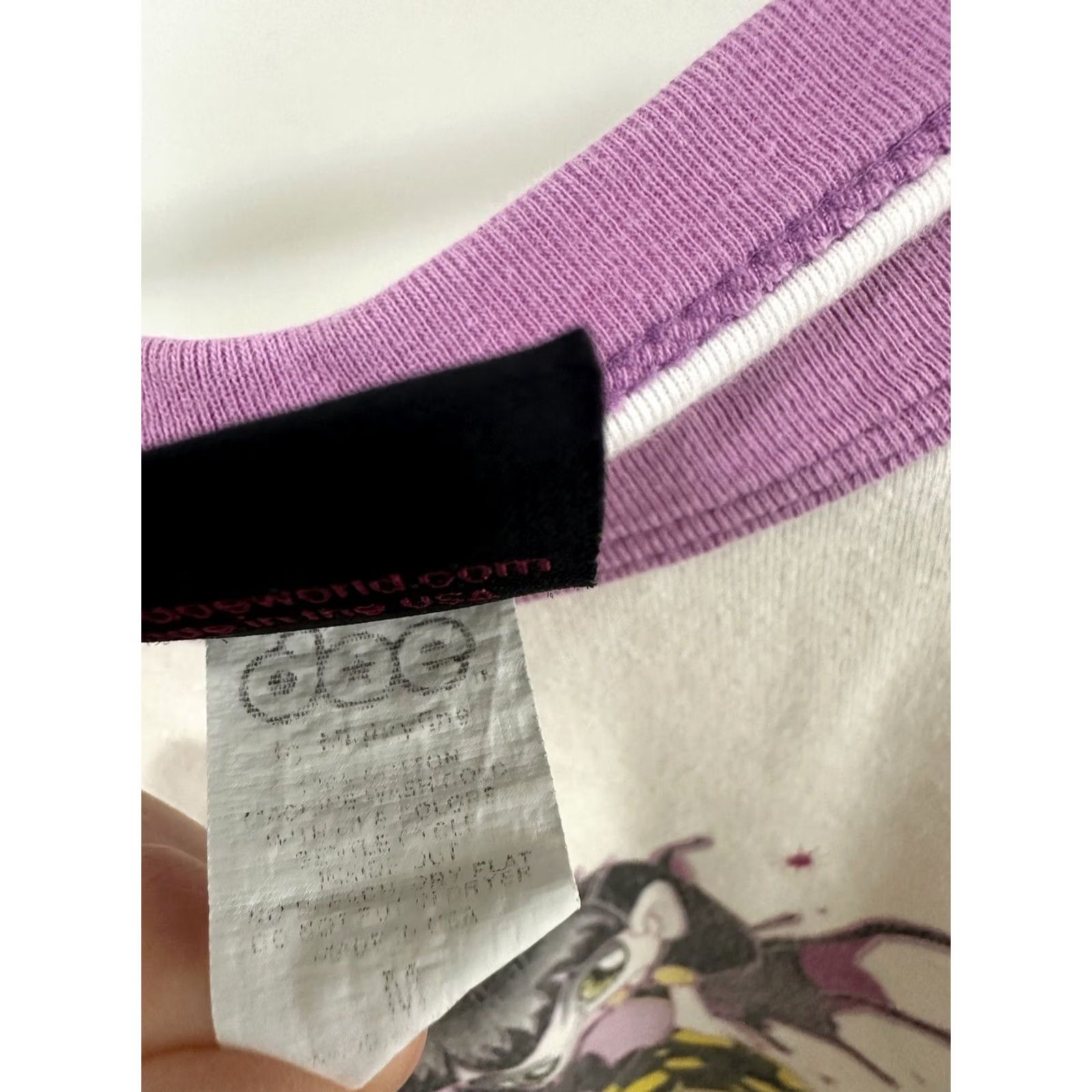 Vintage VTG Bad Faerie Y2K Crazy Fairy Baddie Goth Skate Emo Grunge Ringer T-Shirt M Shirt Men White Bratz Kawaii Y2k Size US M / EU 48-50 / 2 - 4 Thumbnail
