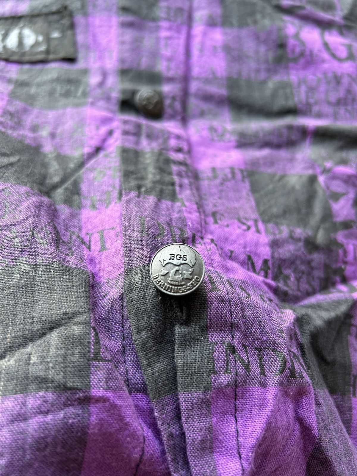 14th Addiction Berning Sho - Patch Poem Seditionaries Skull Styled Size US M / EU 48-50 / 2 - 9 Thumbnail
