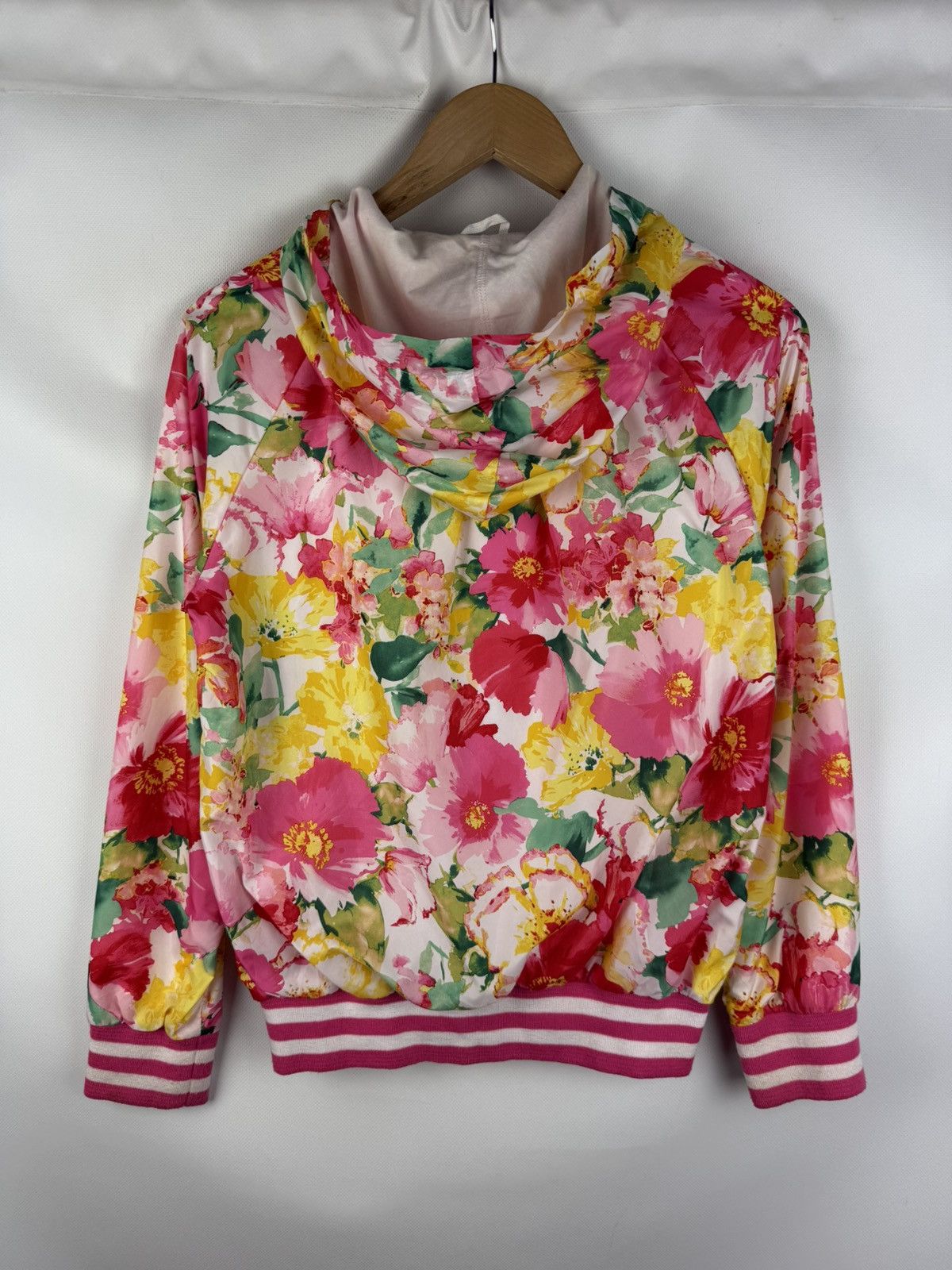 Polo Ralph Lauren Polo Ralph Lauren Flower Pattern Hooded Windbreaker Jacket Size S / US 4 / IT 40 - 13 Thumbnail