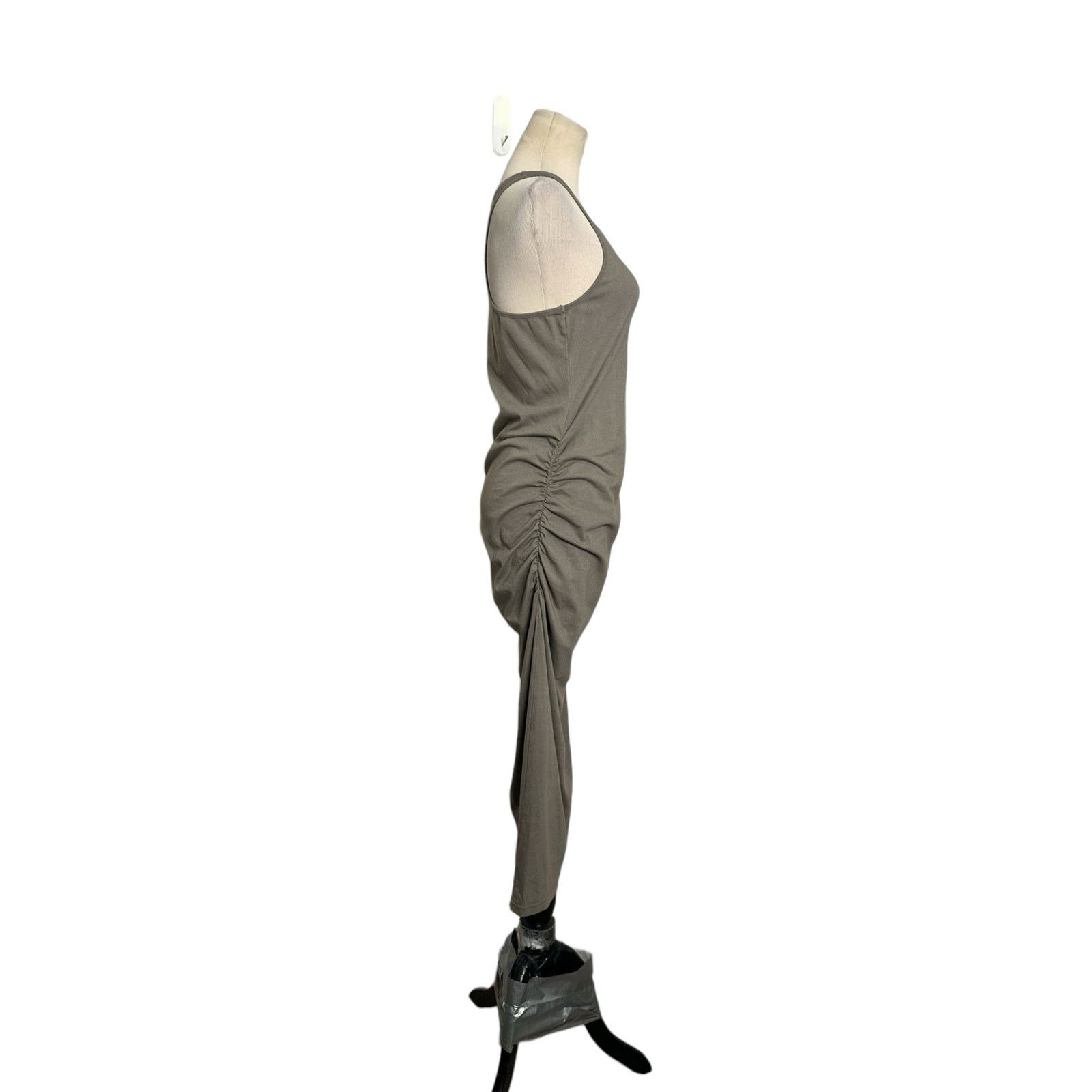 Michael Stars Michael Stars olive bodycon midi halter dress size Large Size L / US 10 / IT 46 - 6 Thumbnail