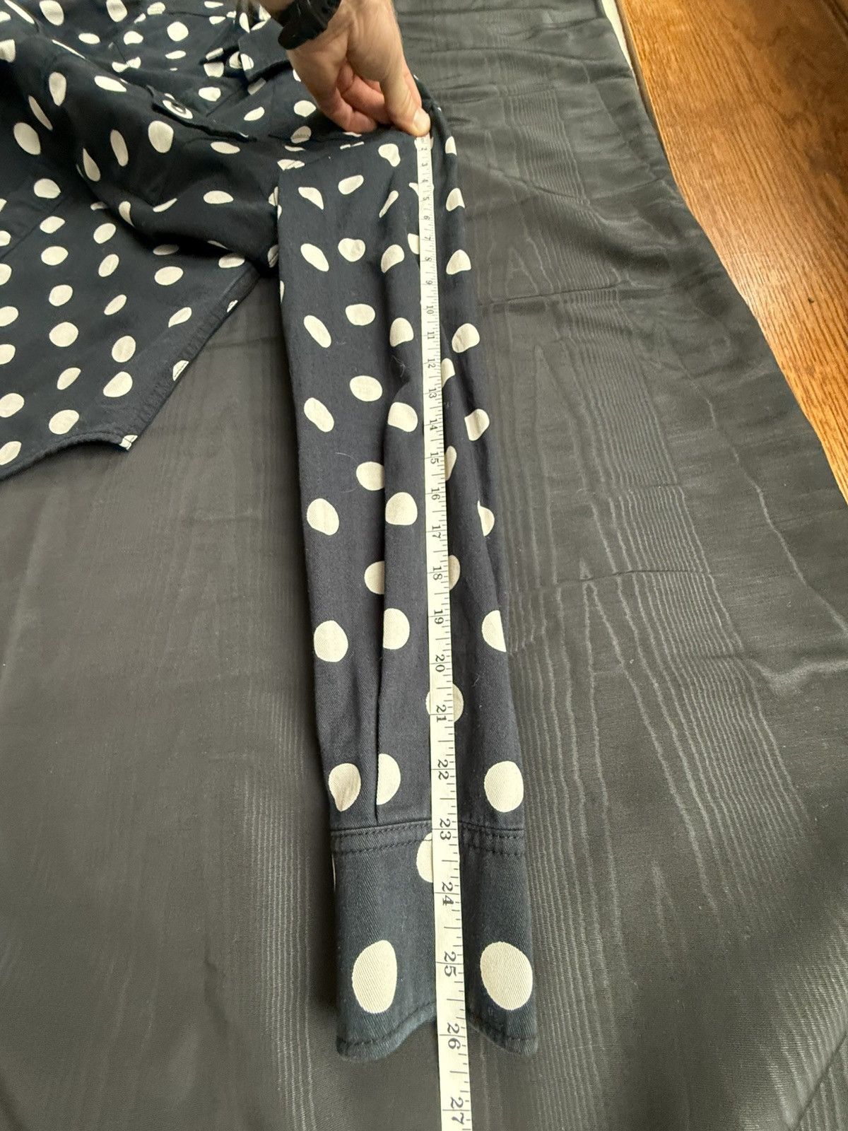 Saint Laurent Paris Saint Laurent black polka dot western denim shirt XL Grail Size US XL / EU 56 / 4 - 7 Thumbnail