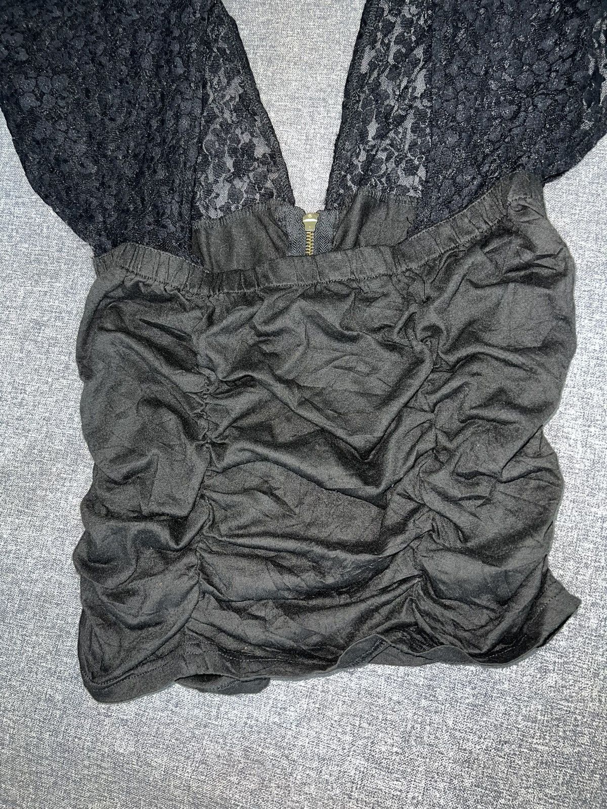 Japanese Brand Gyaru cross charm lace top🎀🖤 Size M / US 6-8 / IT 42-44 - 12 Thumbnail