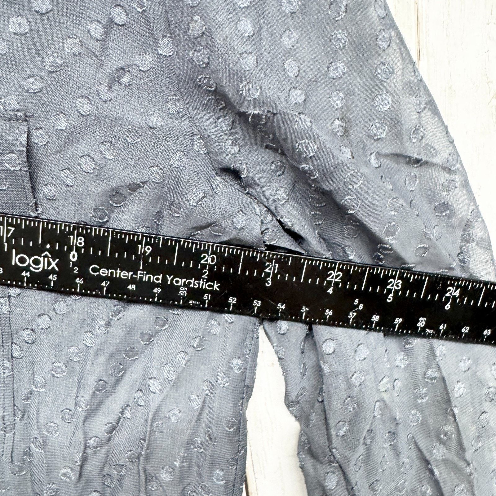 Madewell Madewell Top Sz XS Polka Dot Sheer Long Sleeve Button Blouse Size XS / US 0-2 / IT 36-38 - 6 Thumbnail