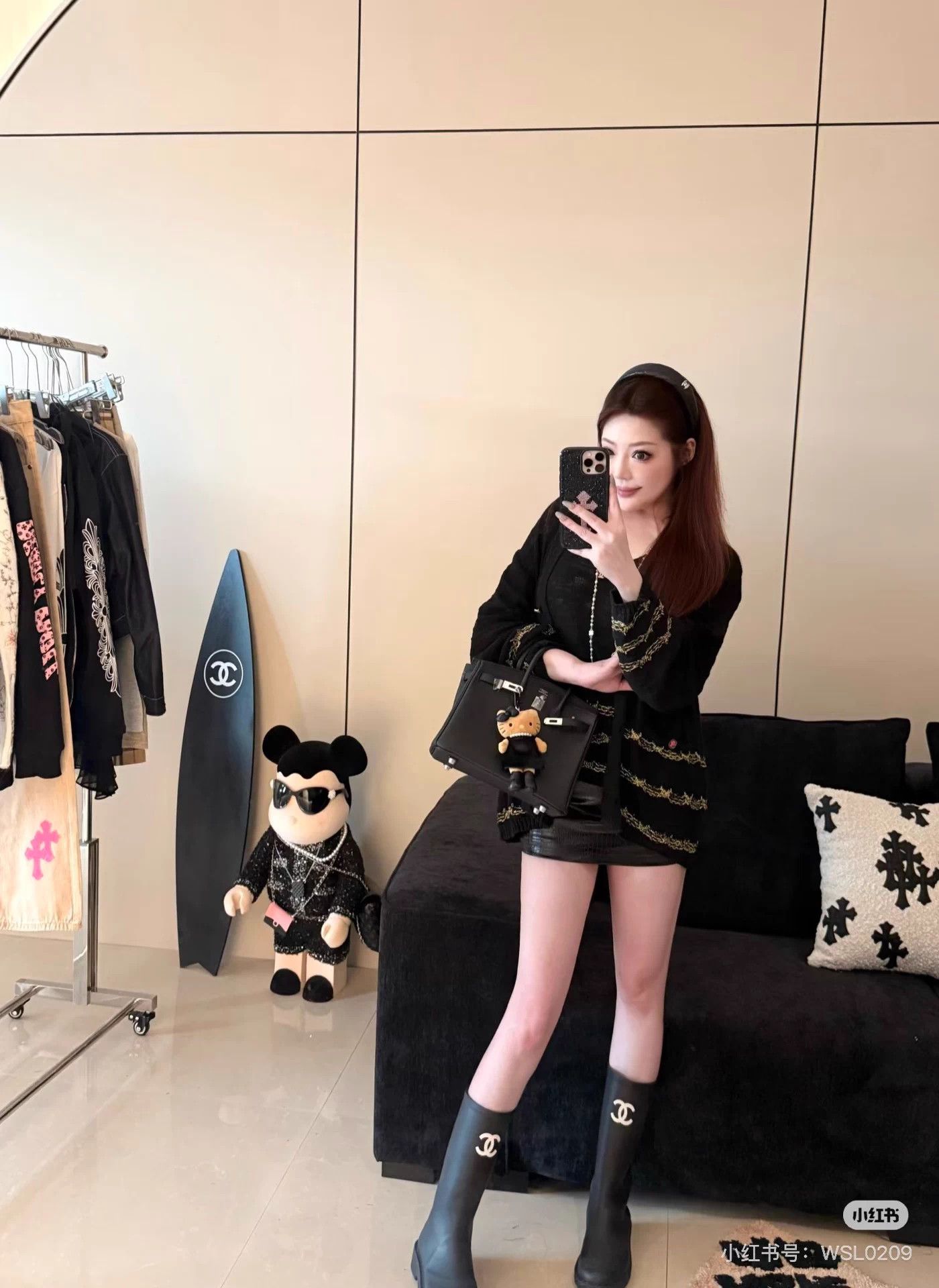 Chanel Chanel 25A Black Gold Tassel Stripe Knit Cardigan Size M / US 6-8 / IT 42-44 - 8 Thumbnail