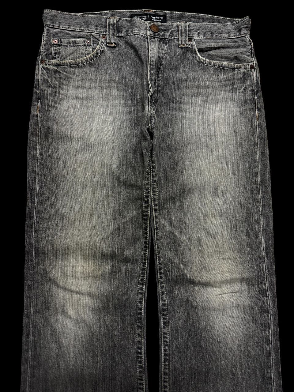 Jun Takahashi 💥Flare💥90’s Style Uniqlo Regular Fit Bootcut Sand Wash Size US 33 - 3 Thumbnail