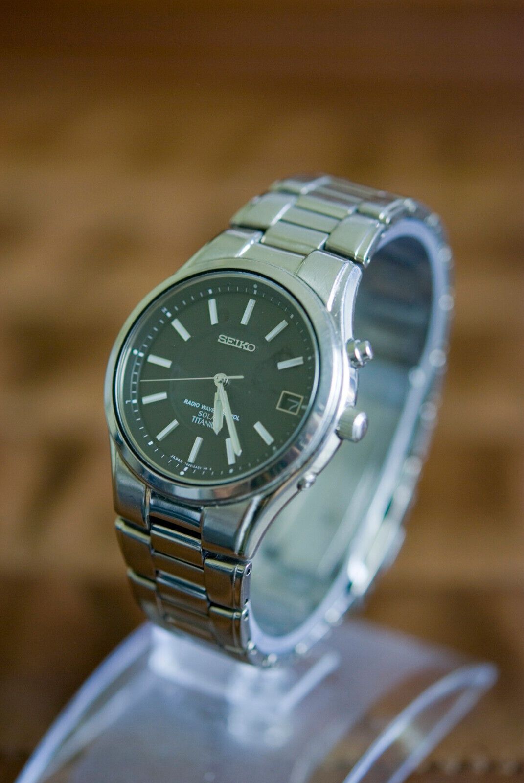 Seiko SEIKO 7B22-0AD0 Solar RadioWave Control Titanium Men's Watch Size ONE SIZE - 4 Thumbnail
