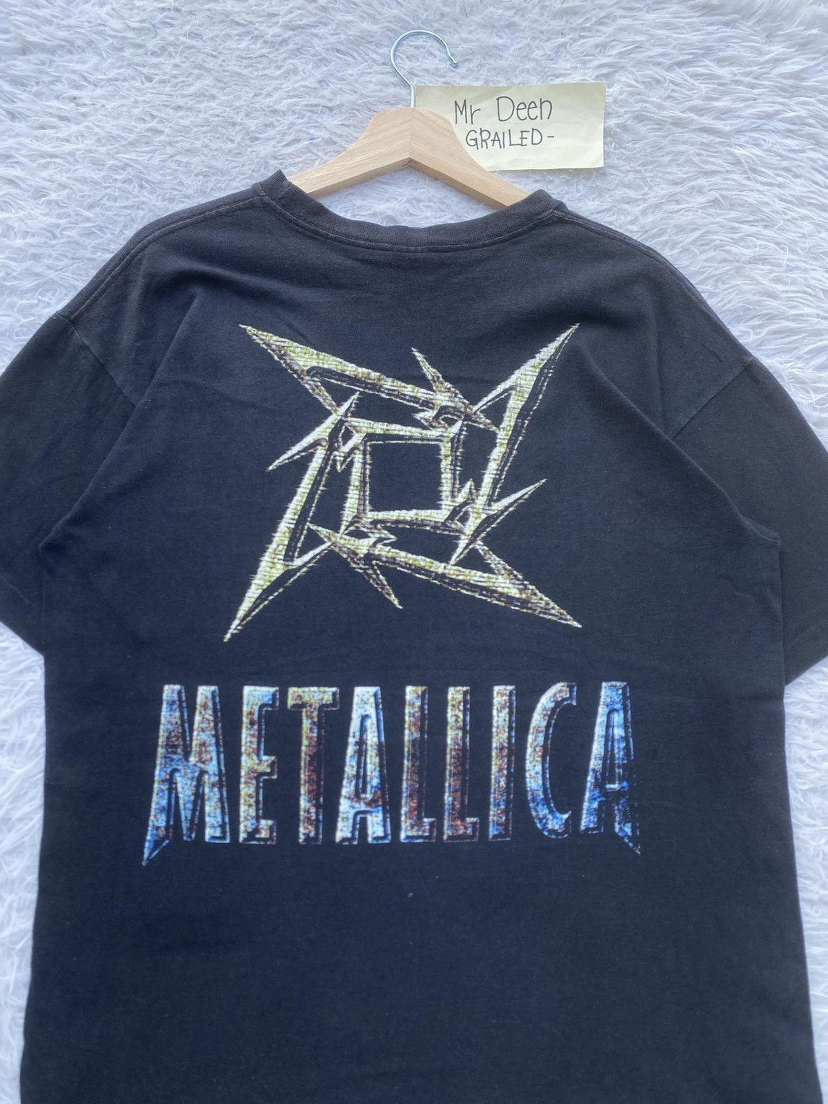 Metallica Vintage 90s Tour Metallica Giant Tag Band T Shirt Size US L / EU 52-54 / 3 - 5 Thumbnail