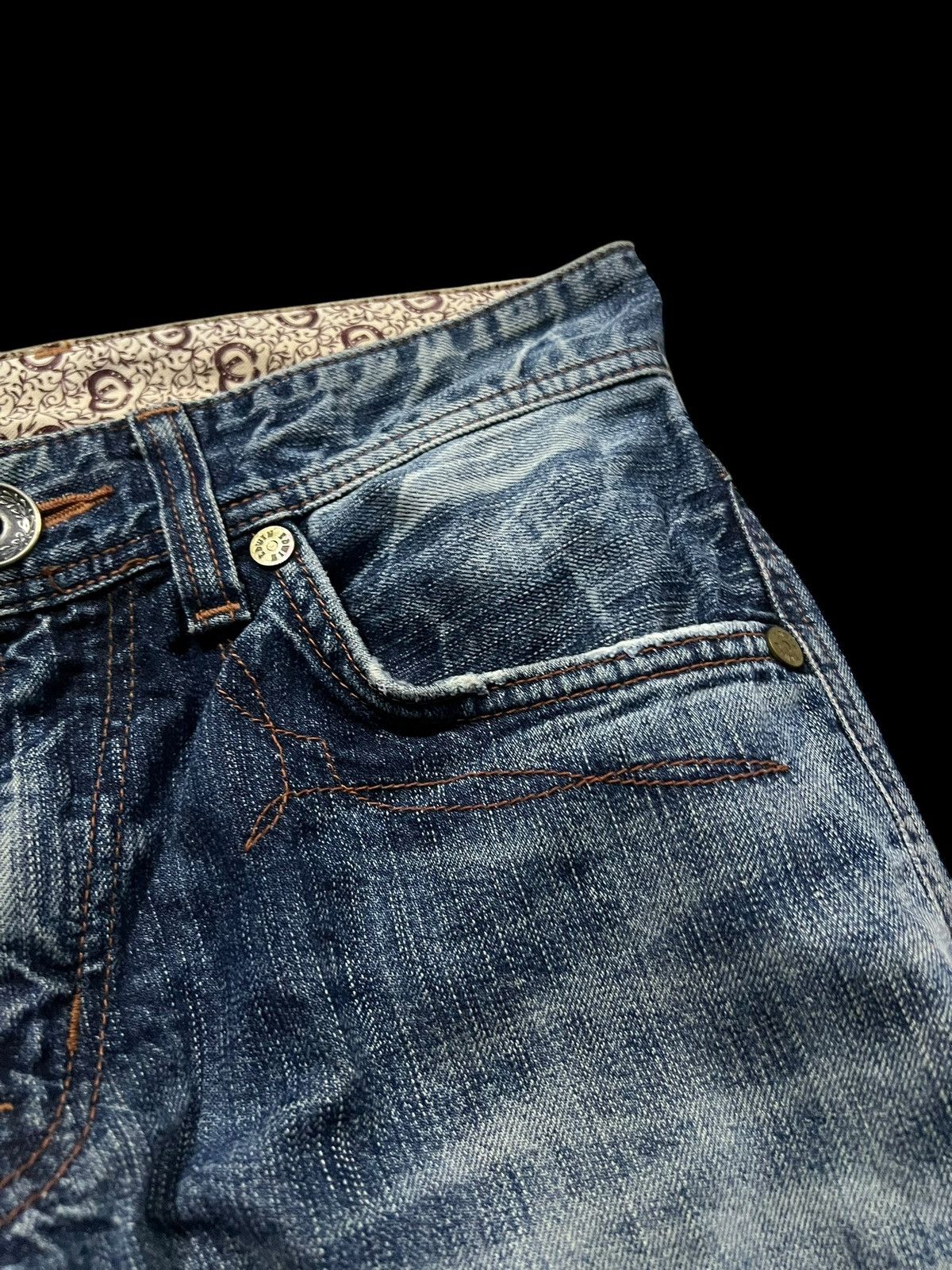 Edwin × If Six Was Nine × Seditionaries VINTAGE EDWIN 503 BLUE TRIP NICE FADED JEANS Size US 29 - 6 Thumbnail