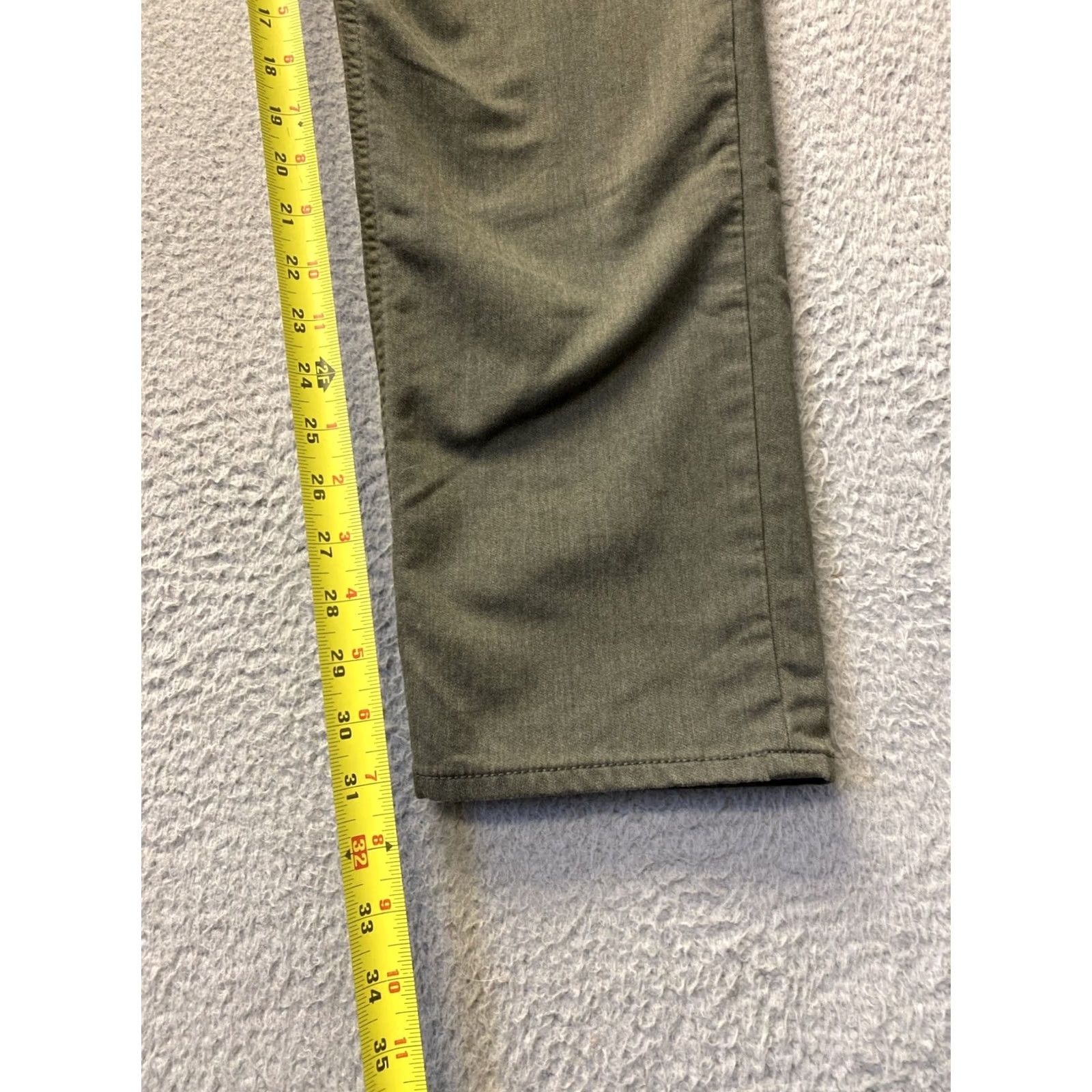 Banana Republic Banana Republic Traveler Pants Mens 40x32 Green Slim Straight 5-Pocket Casual Pants Size US 40 / EU 56 - 4 Thumbnail