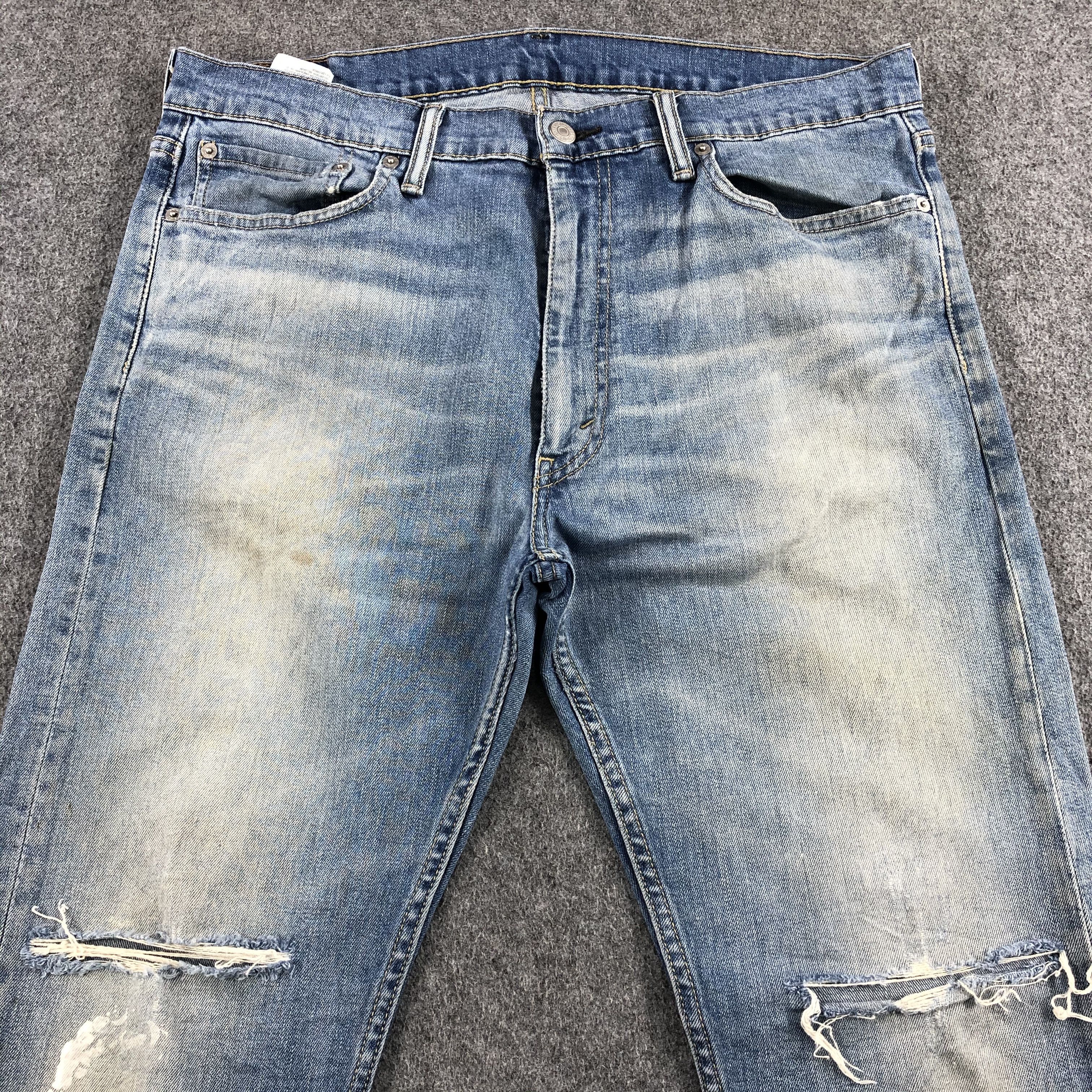 Levi's Vintage Blue Wash Levis 513 Jeans-J1718 Size US 35 - 3 Thumbnail