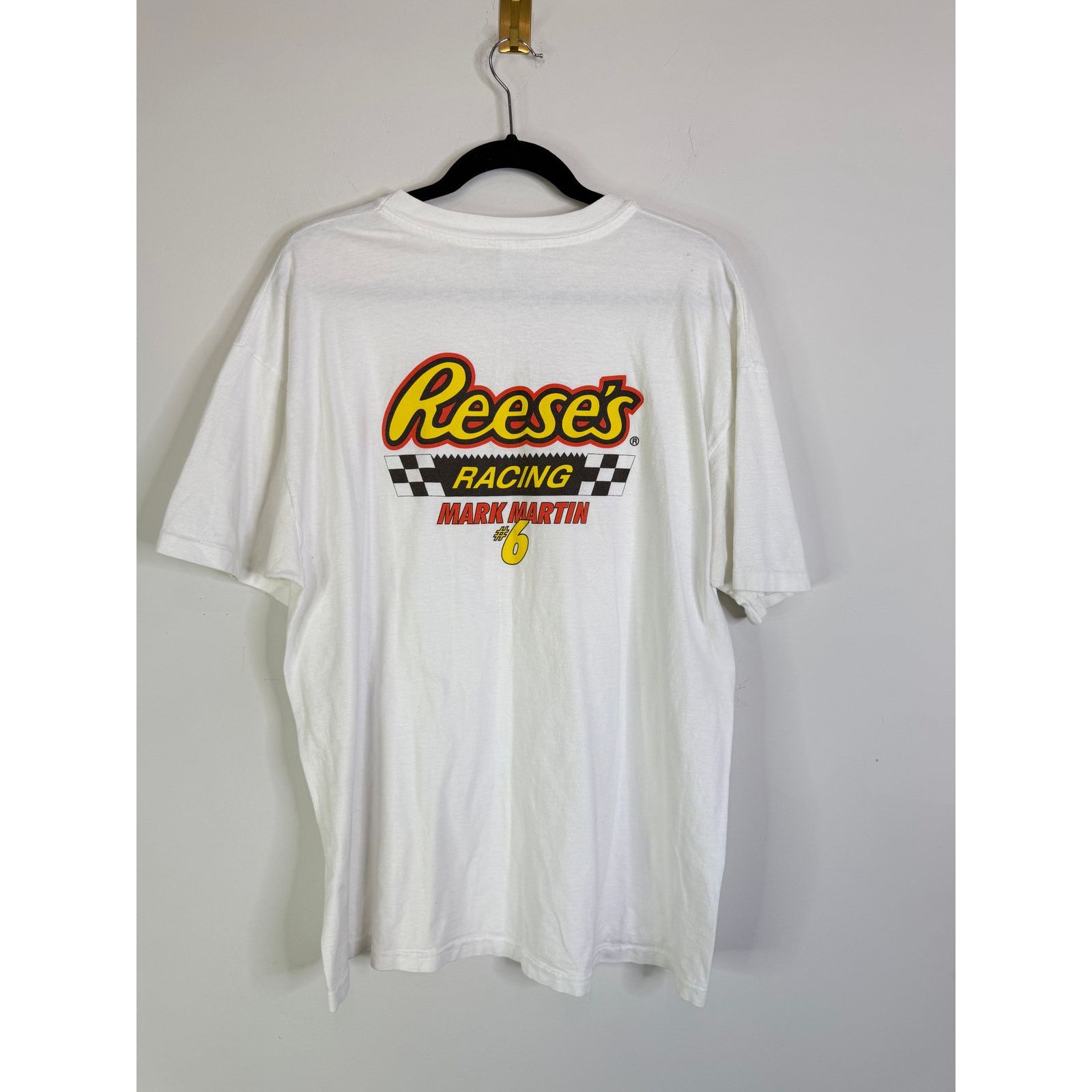 Hanes Vintage NASCAR Racing Mark Martin #6 REESE'S T-Shirt XL Size US XL / EU 56 / 4 - 3 Thumbnail