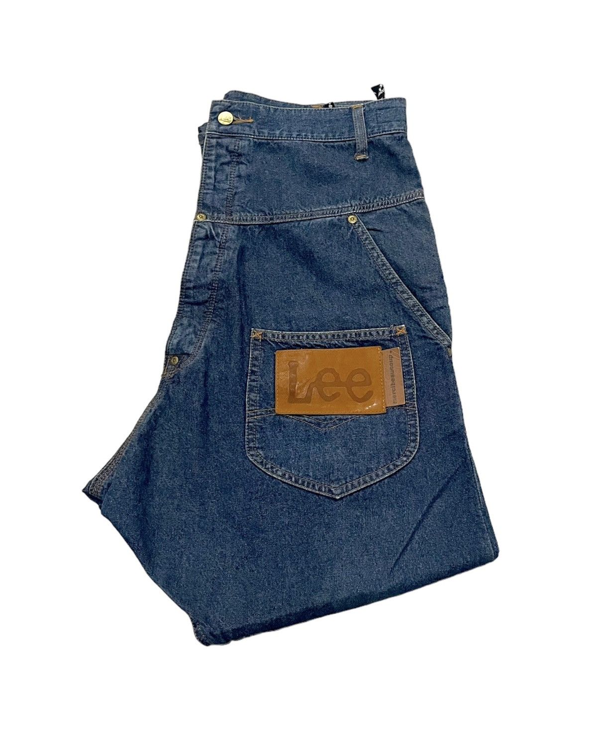 Lee × Vintage × mercibeaucoup Mercibeaucoup Cross Lee Denim Pants Size US 33 - 2 Thumbnail